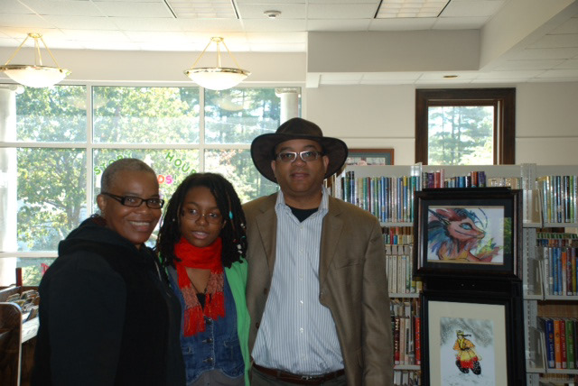 I’m Proud of Who I Am! At Barnstead Library with my parents (2014)