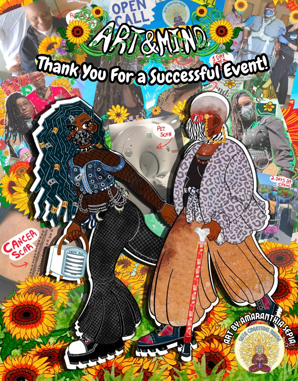 A drawing titled, “Walking Through Cancer Together,” which we used to close out the event.