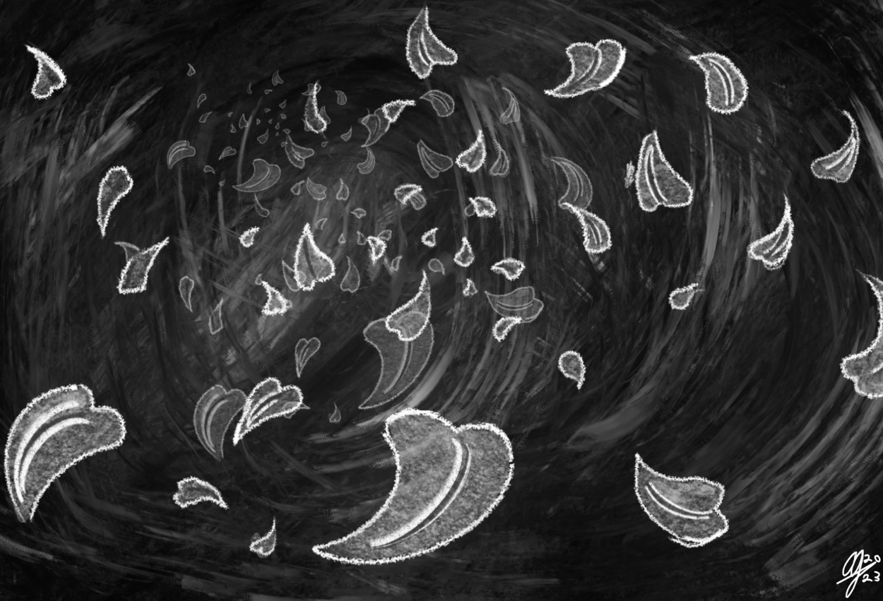 Petals Falling Concept for “To All Those People I’ve Hurt”