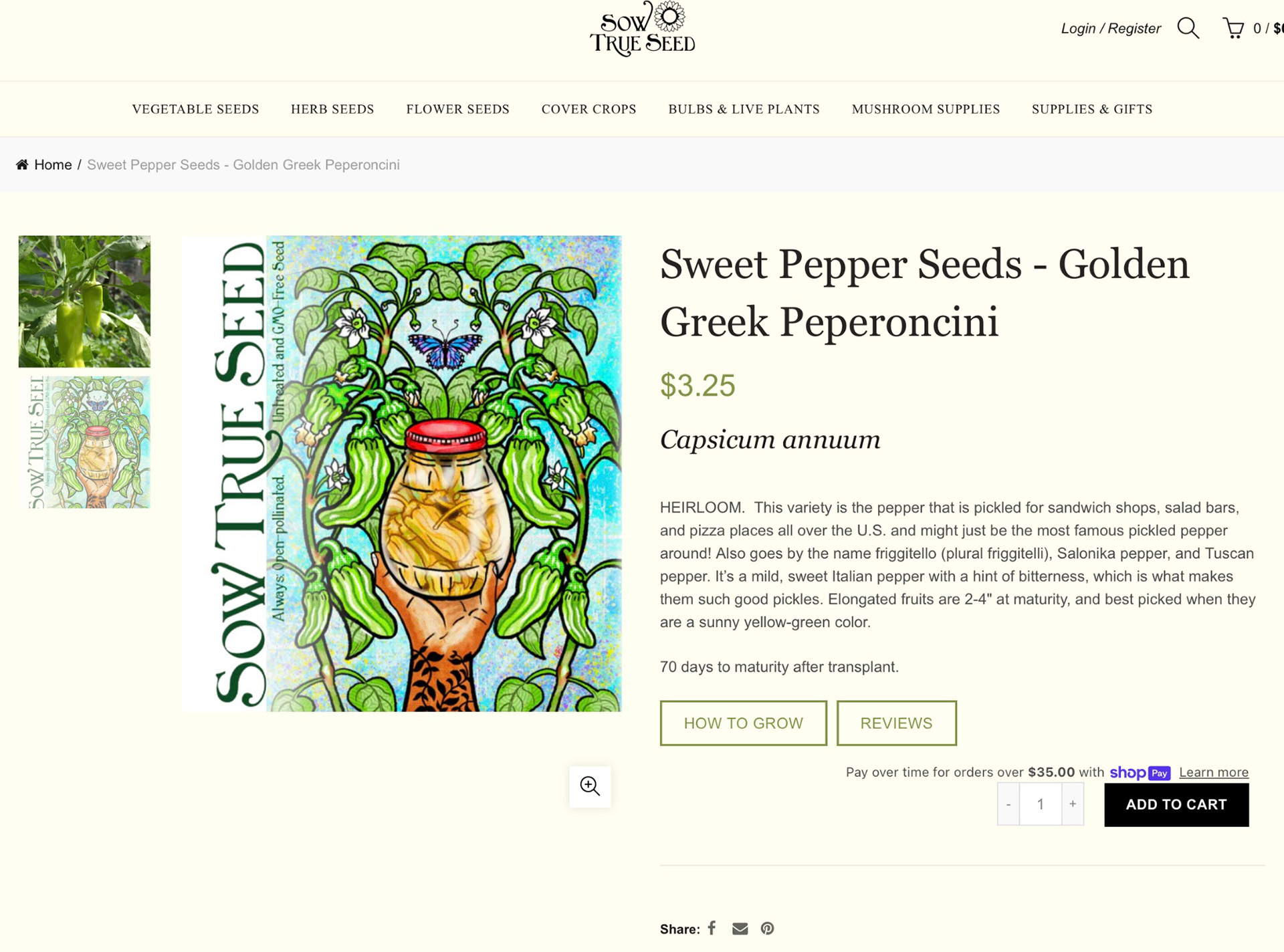 Product Listing