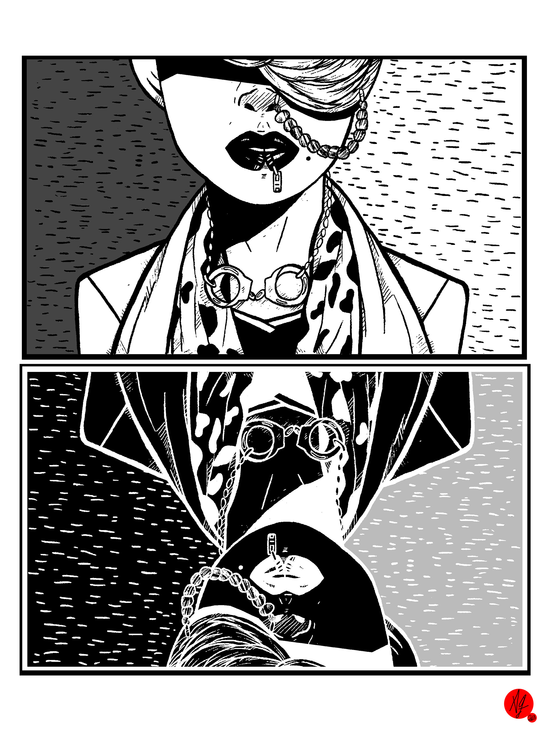 Drawing inspired by La Roux