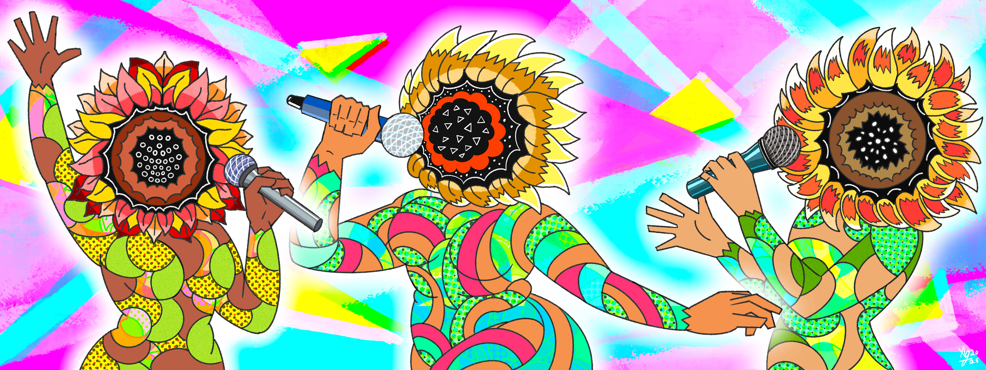 Sunflower Women Performer Banner