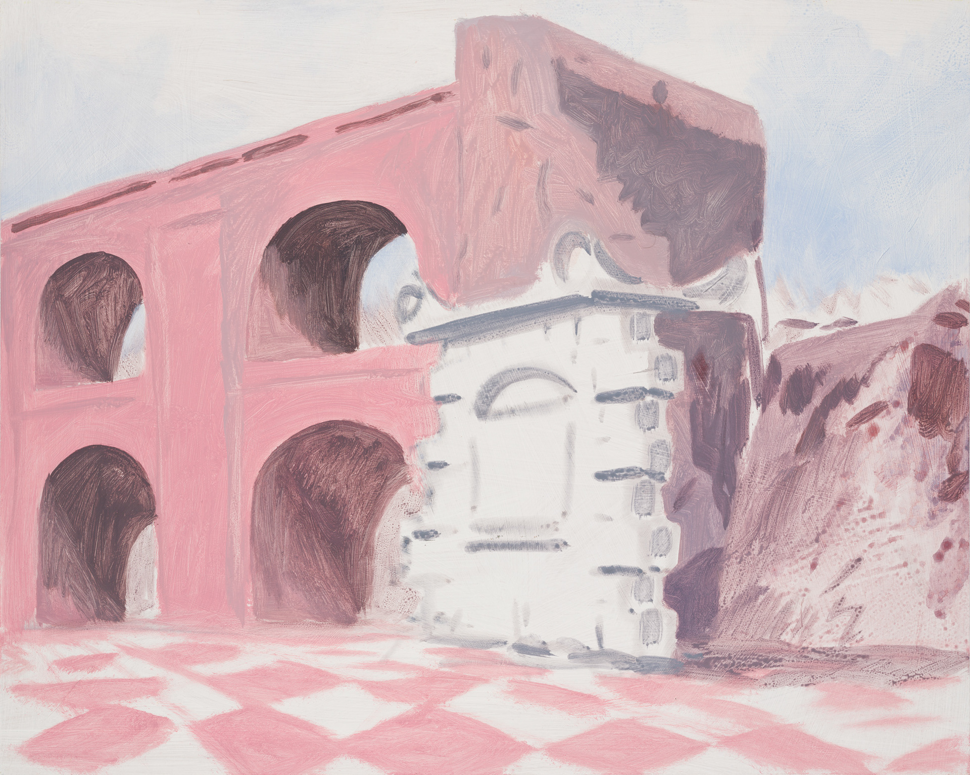 Roma 49_2024_40x50cm_acrylic on hardboard