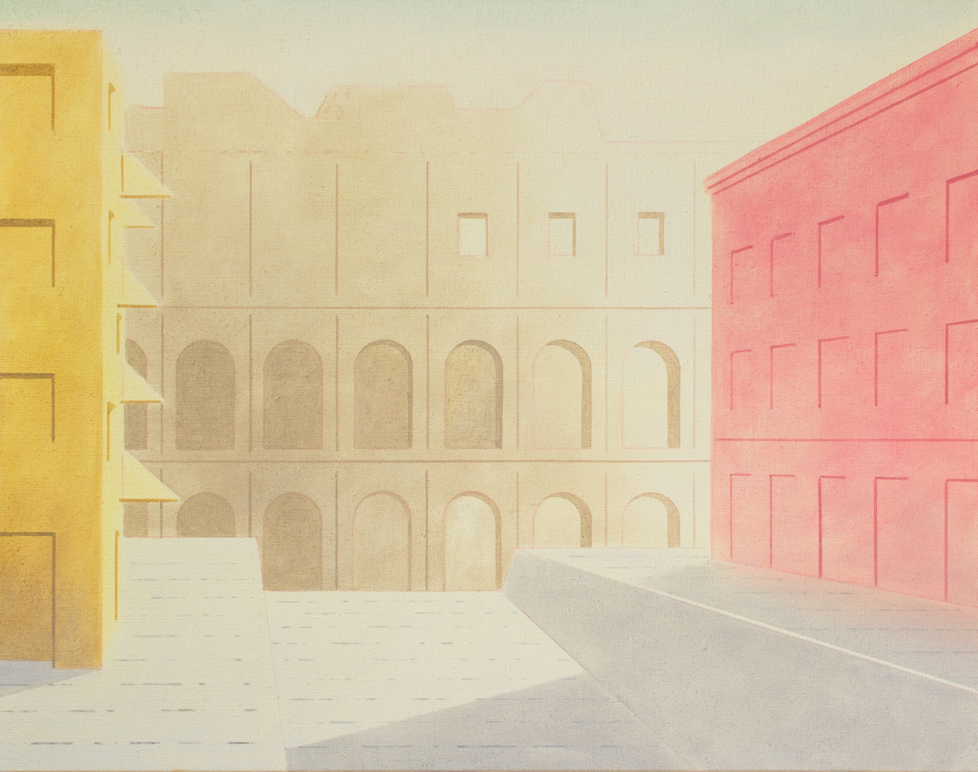 Colosseo, 2025, 150x190 cm, acrylic on canvas