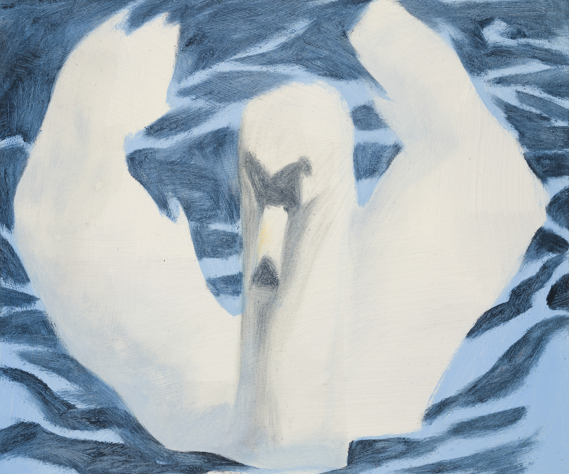 Uccelli di Roma 43_2024_25x30cm_acrylic on hardboard