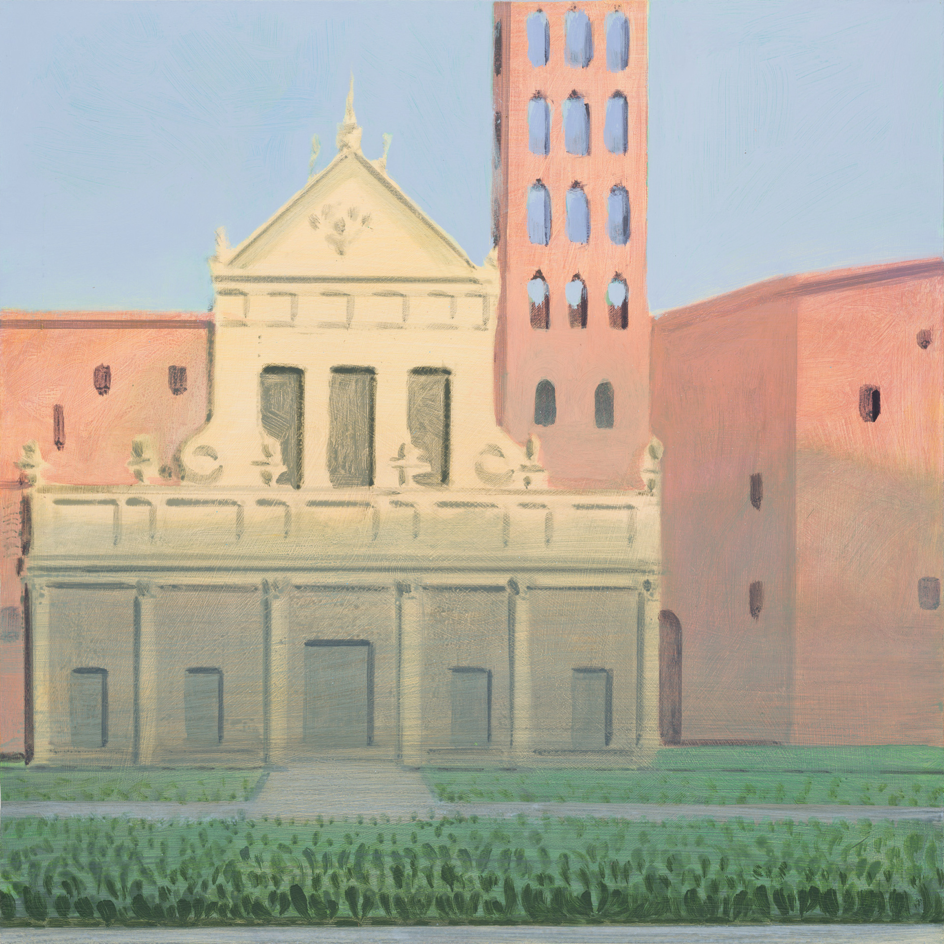 Roma 28_2024_40x40cm_acrylic on hardboard