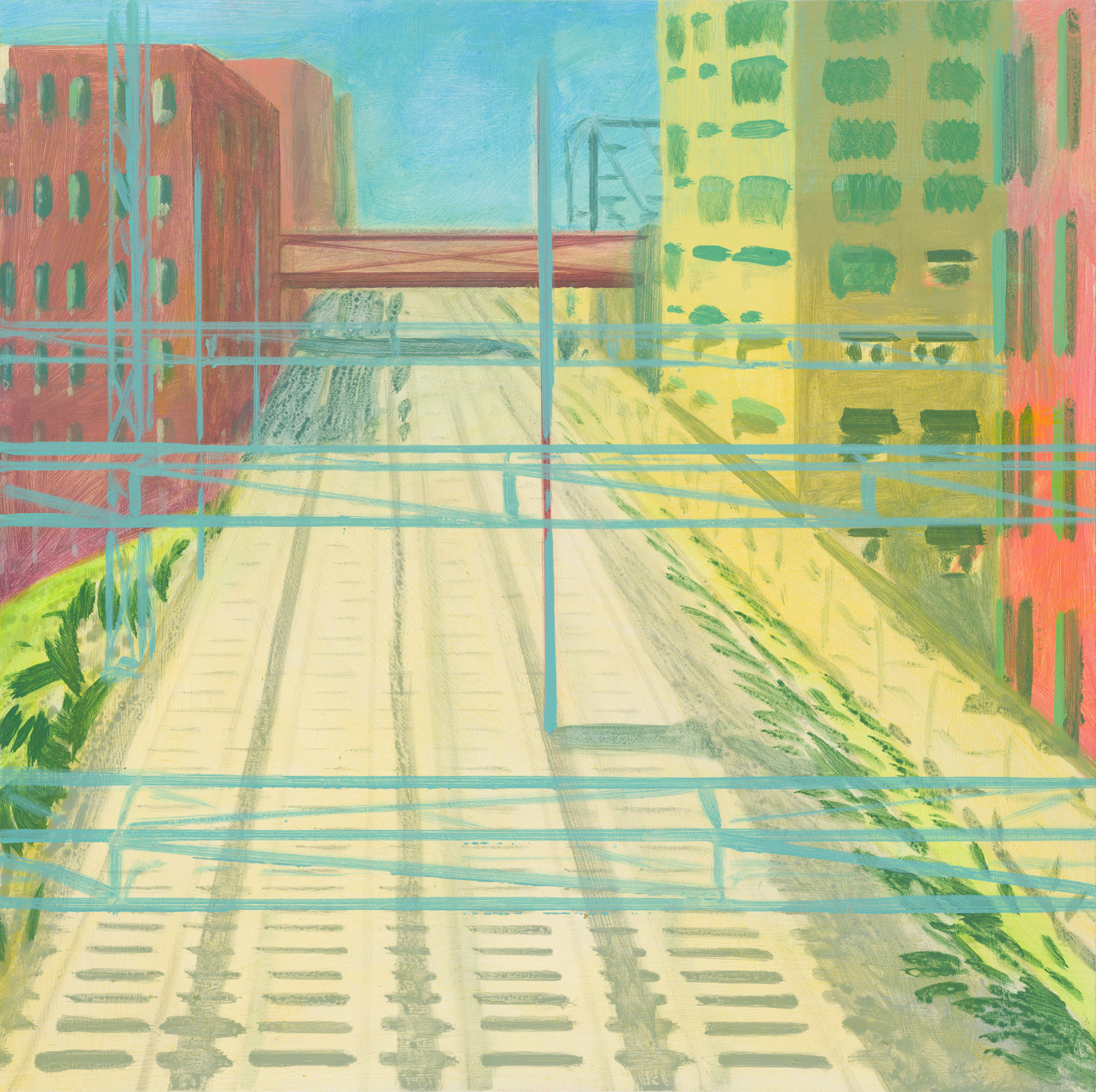 Roma 06_2024_40x40cm_acrylic on hardboard