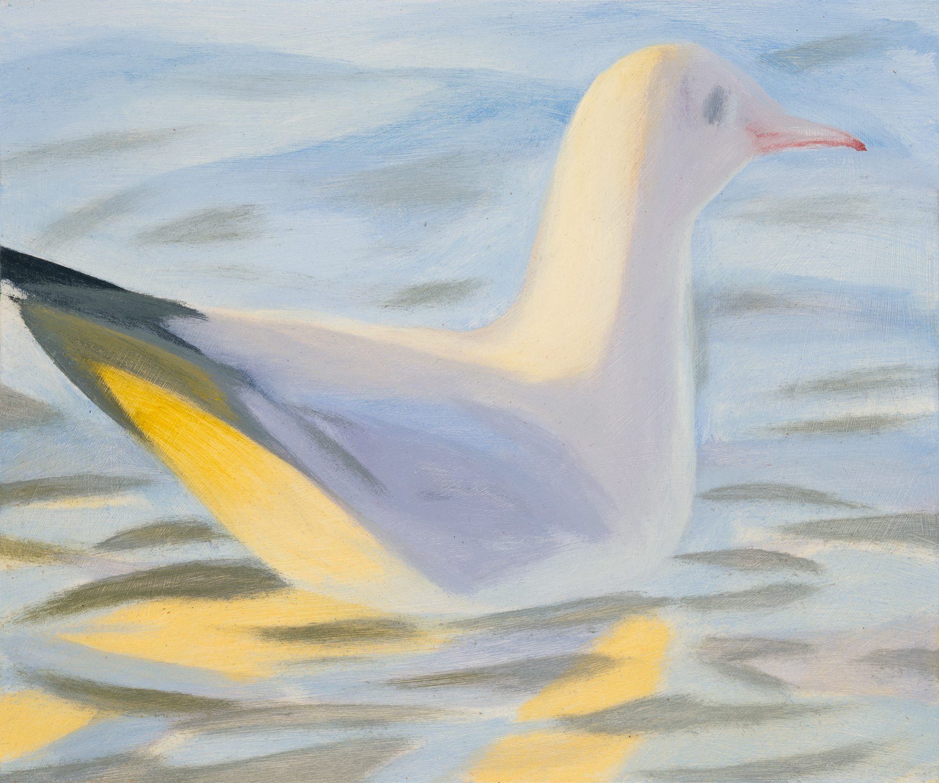 Uccelli di Roma 11_2024_25x30cm_acrylic on hardboard