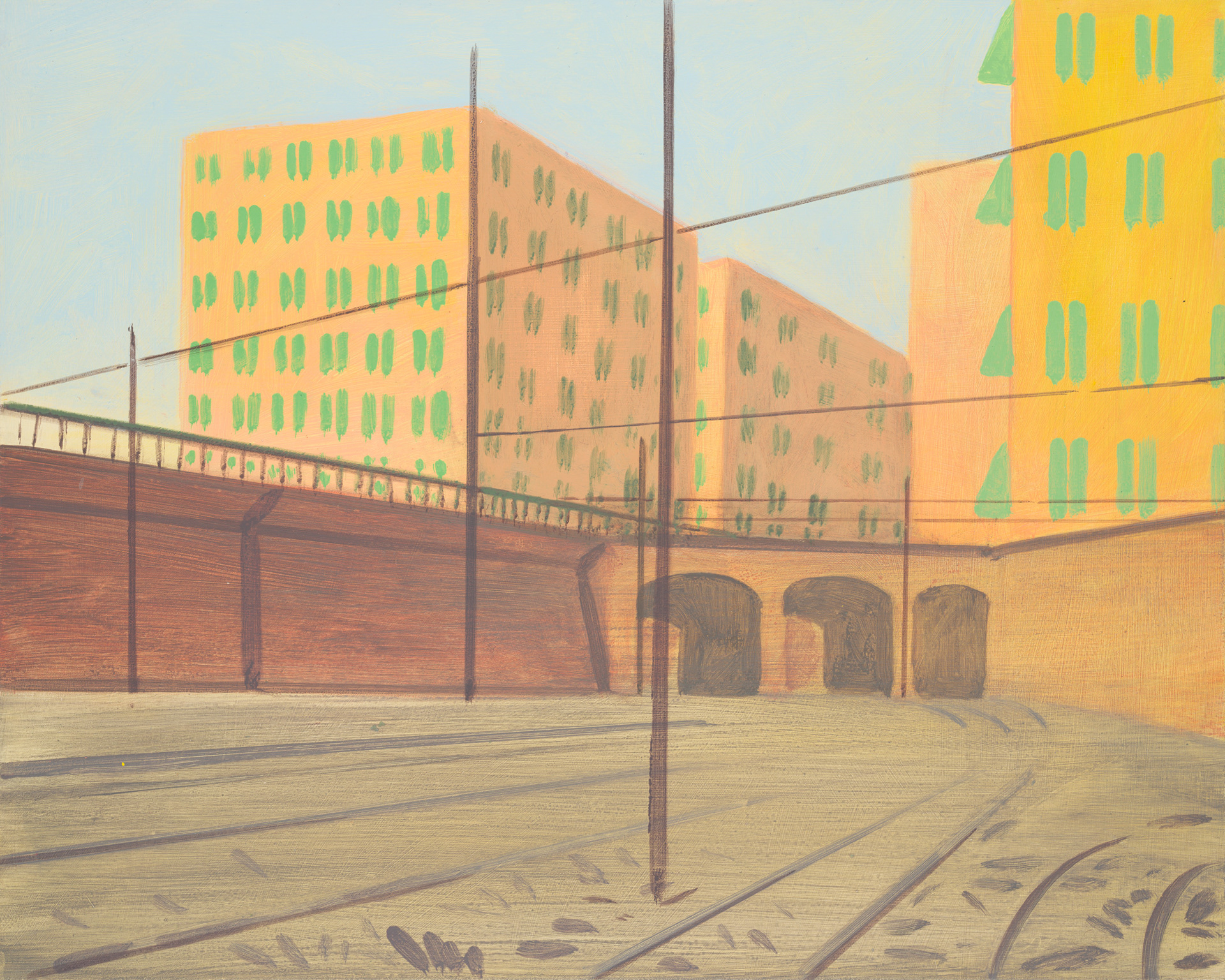 Roma 38_2024_40x50cm_acrylic on hardboard