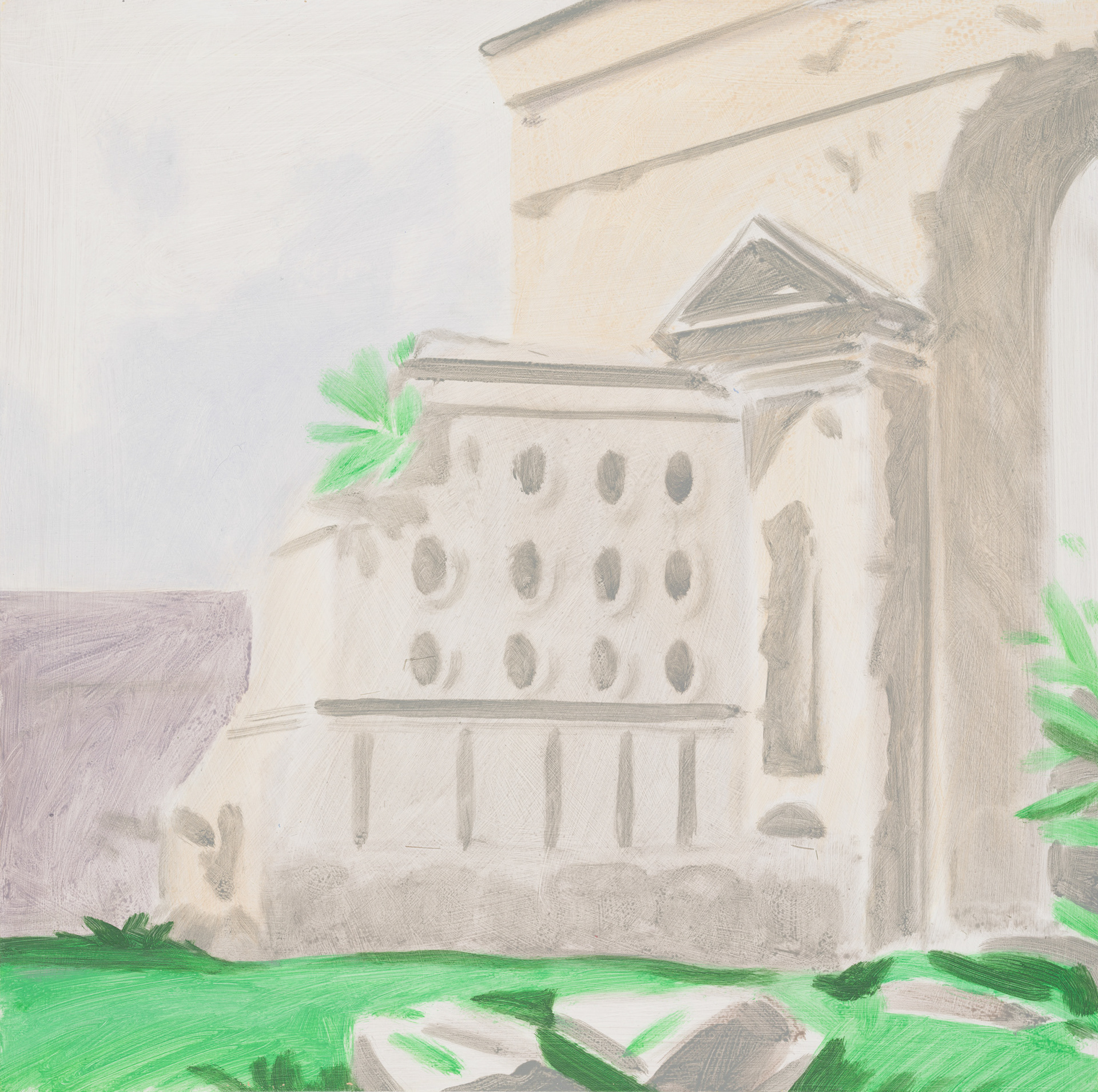 Roma 12_2024_40x40cm_acrylic on hardboard