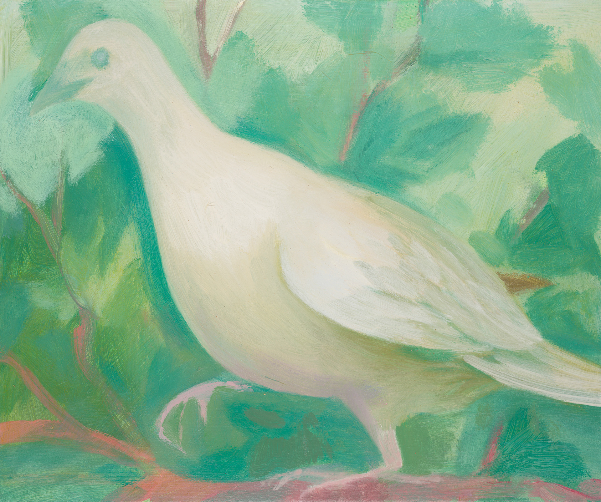 Uccelli di Roma 21_2024_25x30cm_acrylic on hardboard