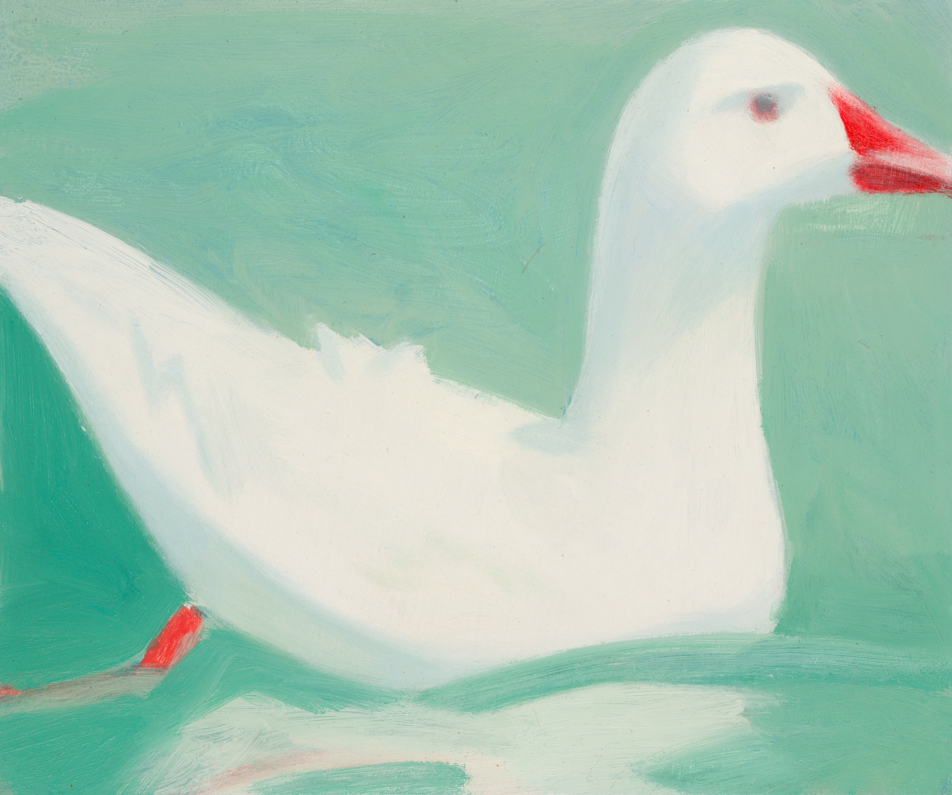 Uccelli di Roma 16_2024_25x30cm_acrylic on hardboard