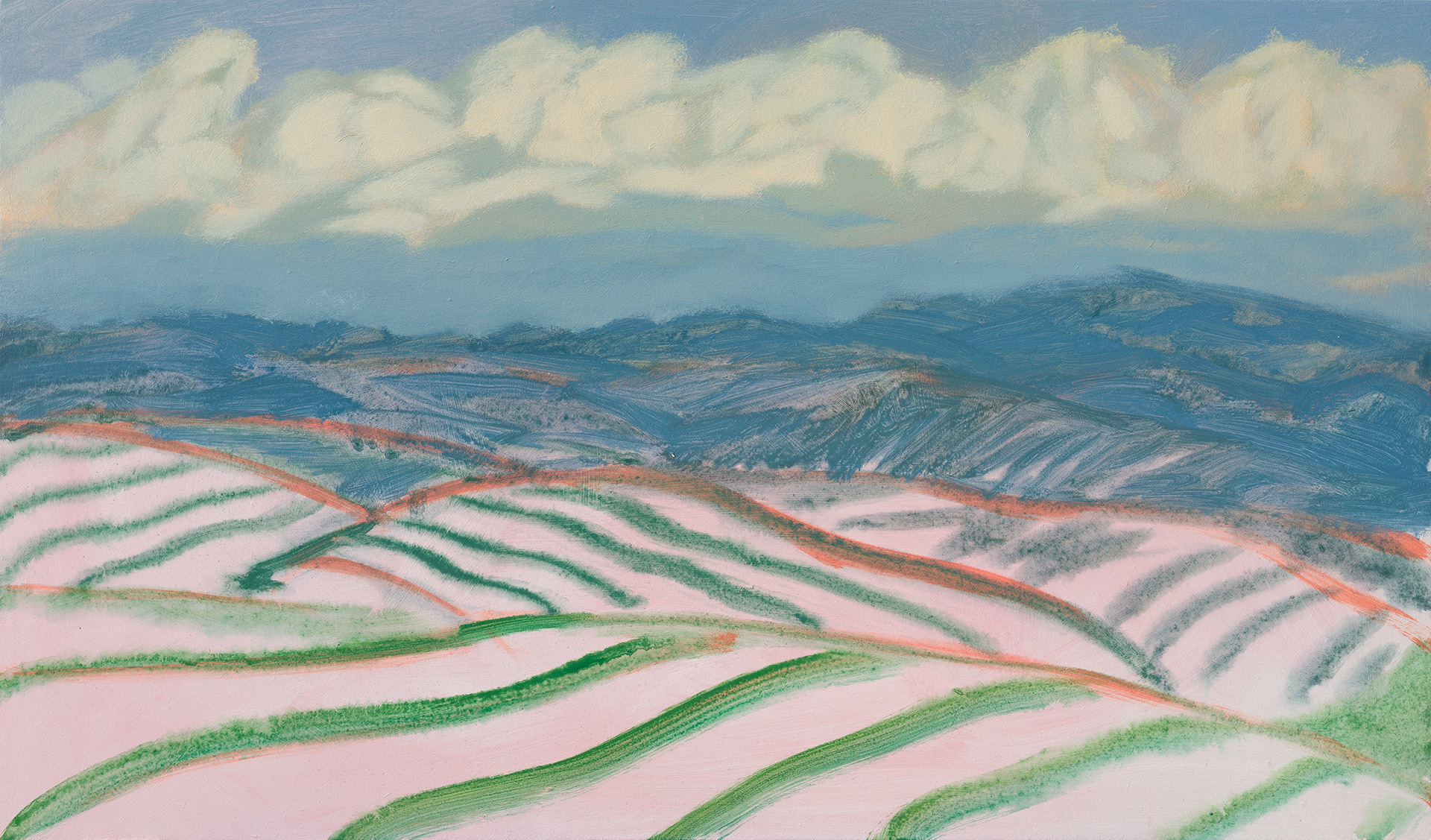 Superlandscape 10_2022_75x44.5cm_acrylic on hardboard