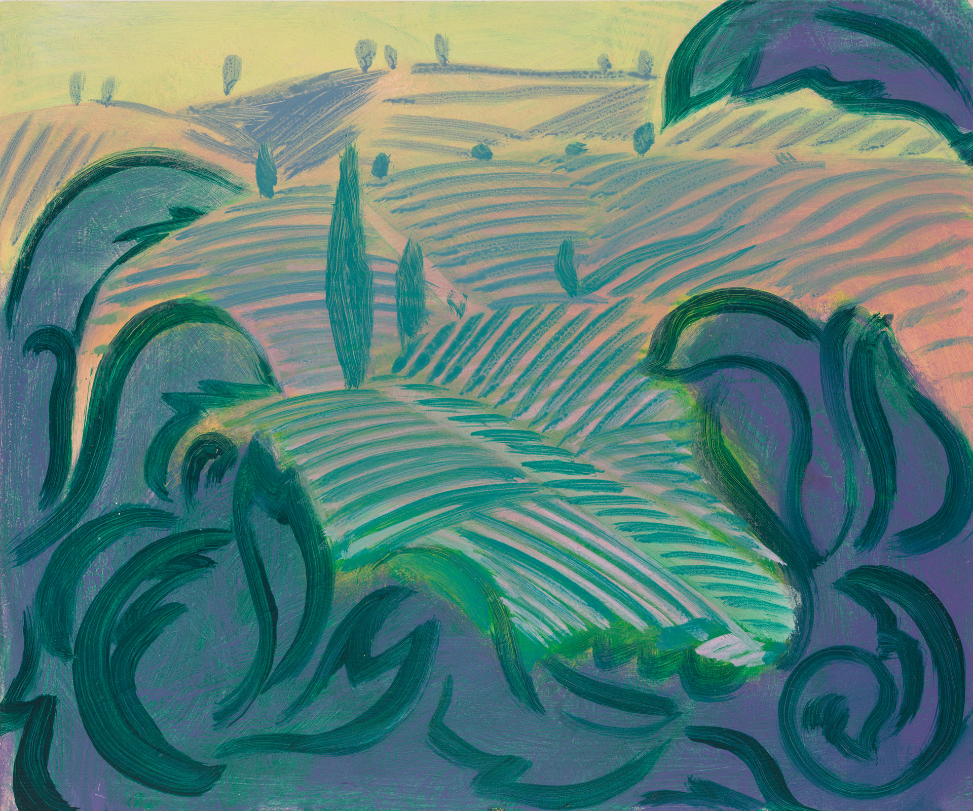 Umbria 33_2024_25x30cm_acrylic on hardboard