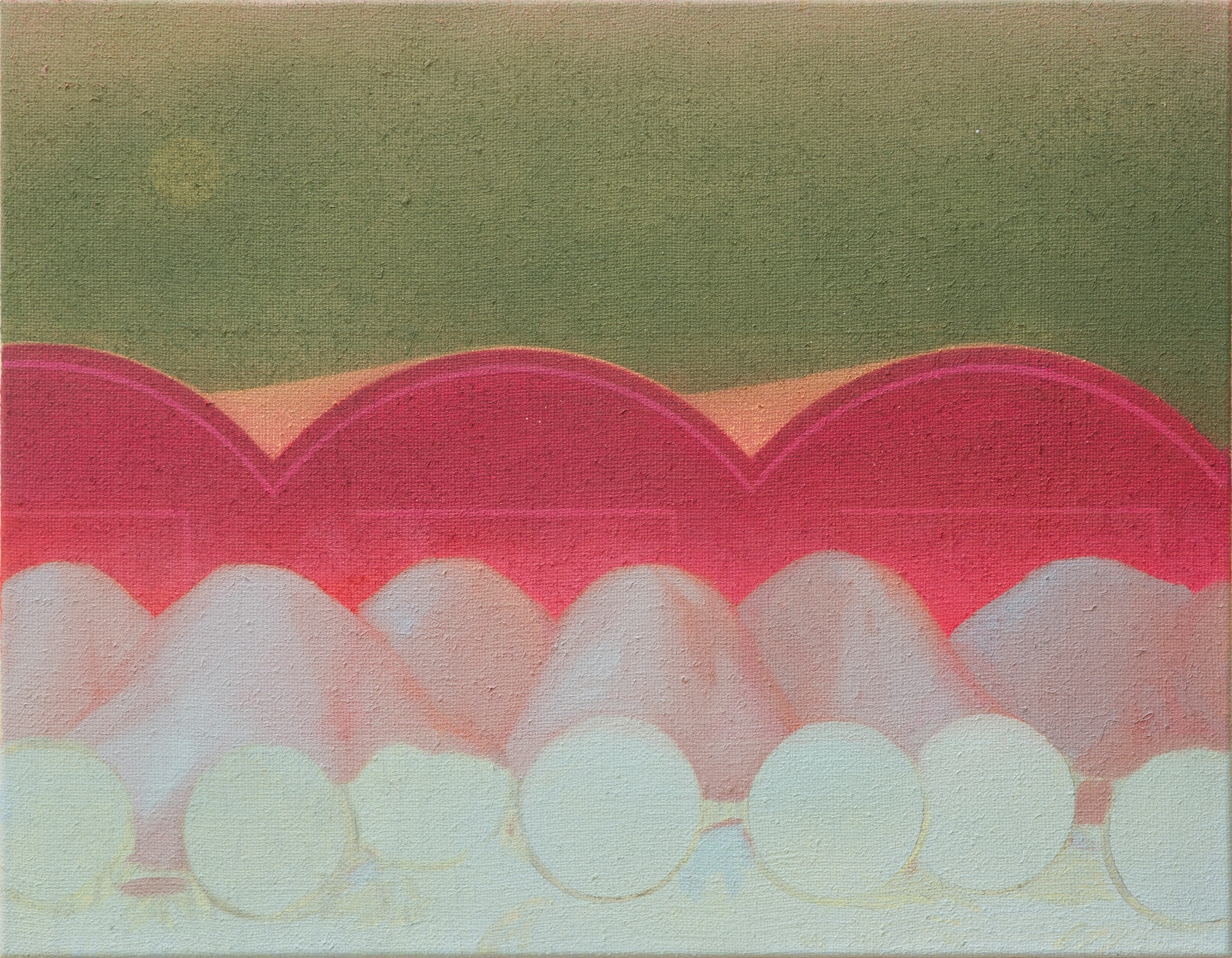 Fuori le Mura VI, 2024, 70x90cm, acrilic on canvas