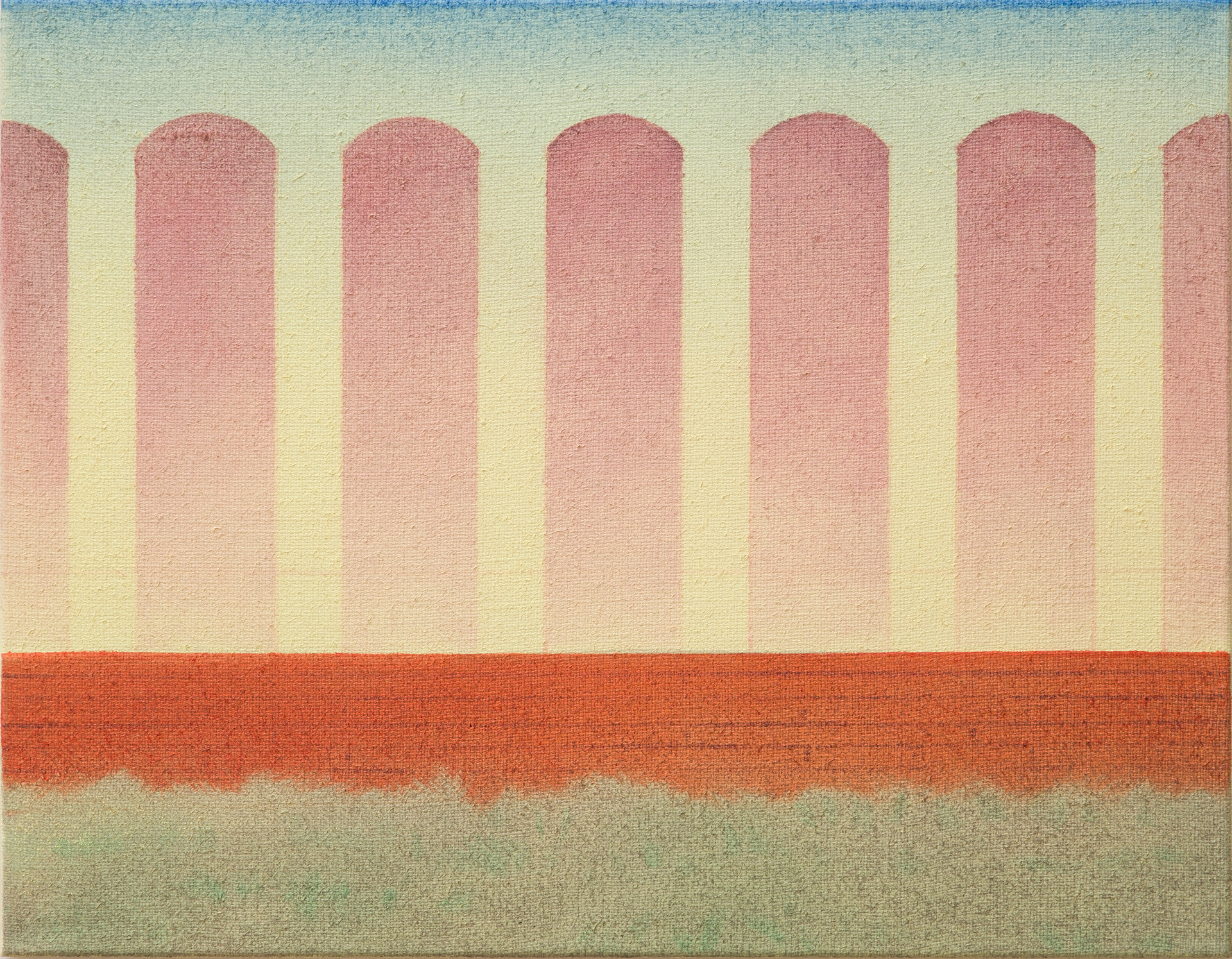 Fuori le Mura V, 2024, 70x90cm, acrilic on canvas