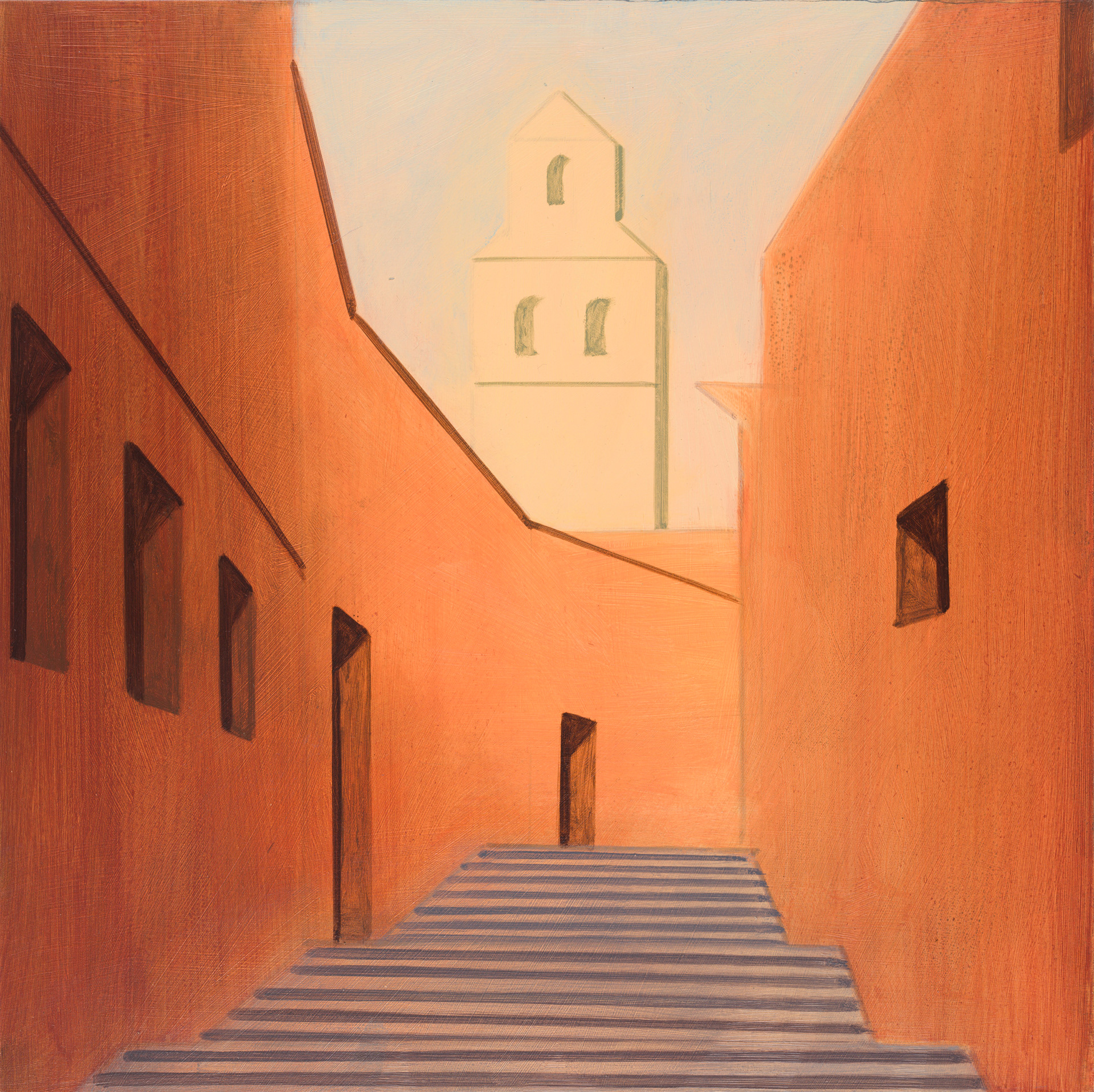 Roma 03_2024_40x40cm_acrylic on hardboard