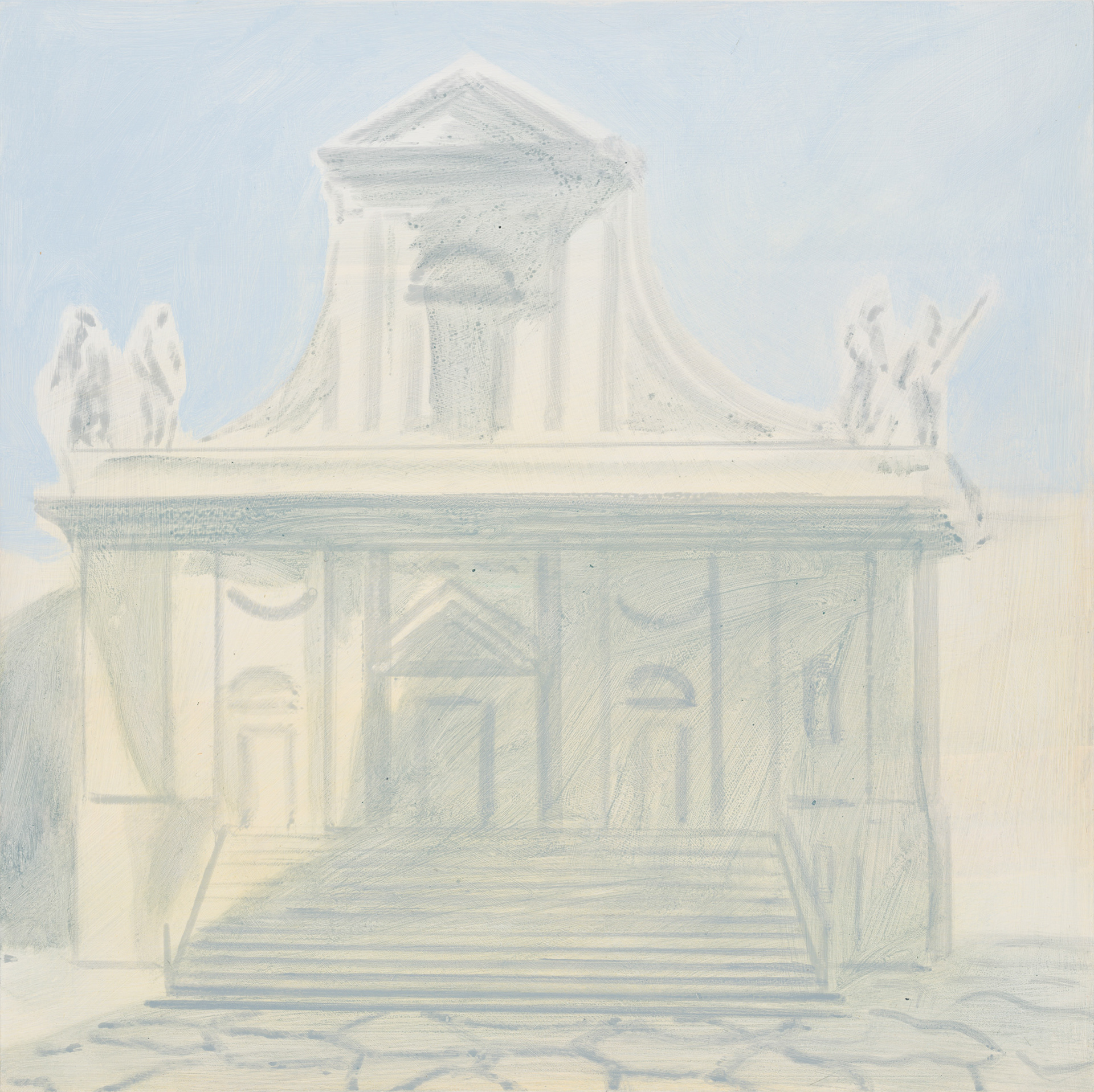 Roma 04_2024_40x40cm_acrylic on hardboard