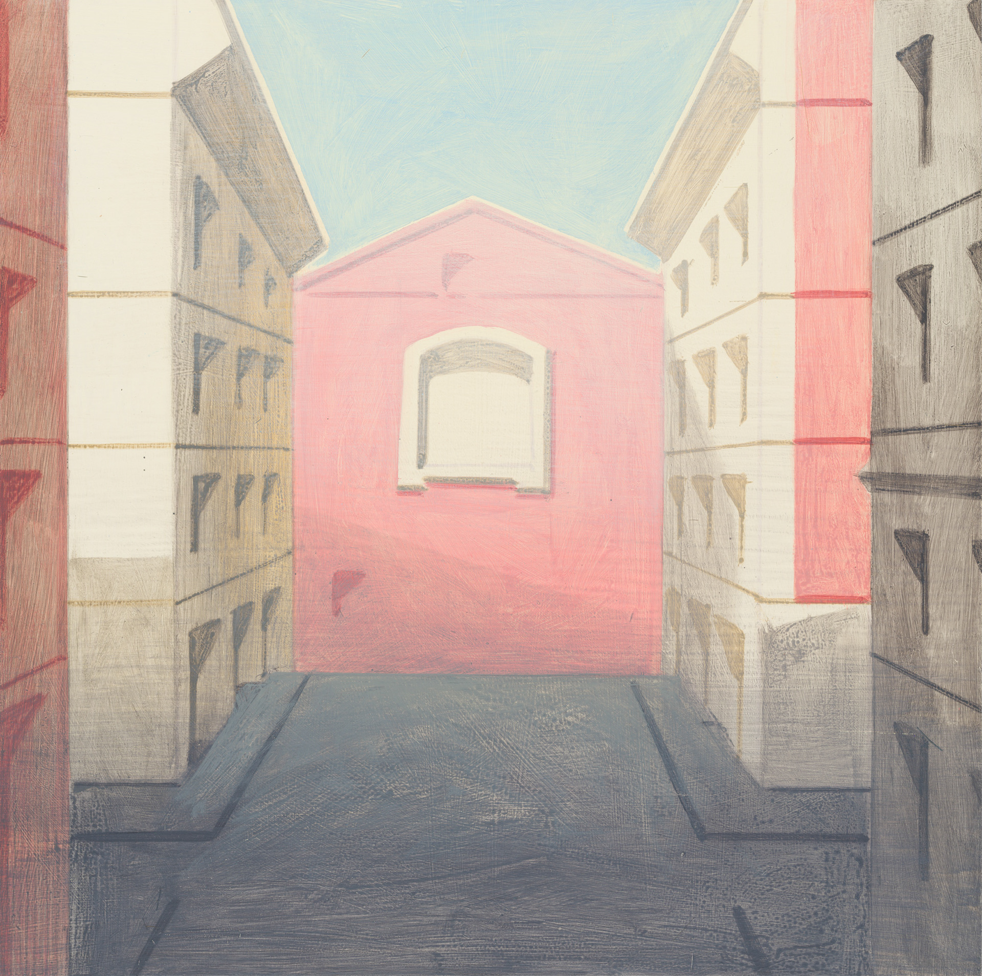 Roma 05_2024_40x40cm_acrylic on hardboard