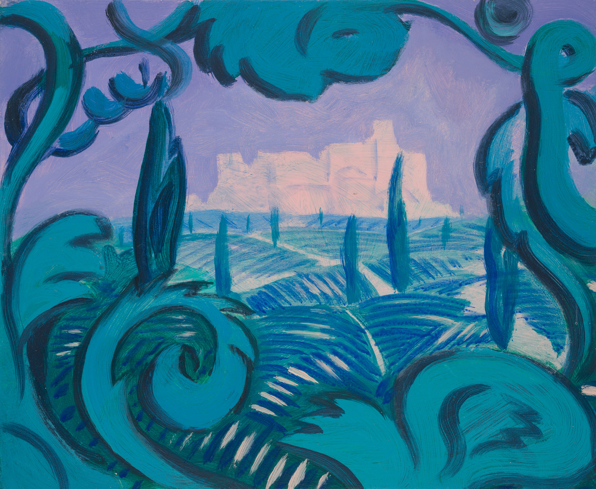 Umbria 27_2024_25x30cm_acrylic on hardboard