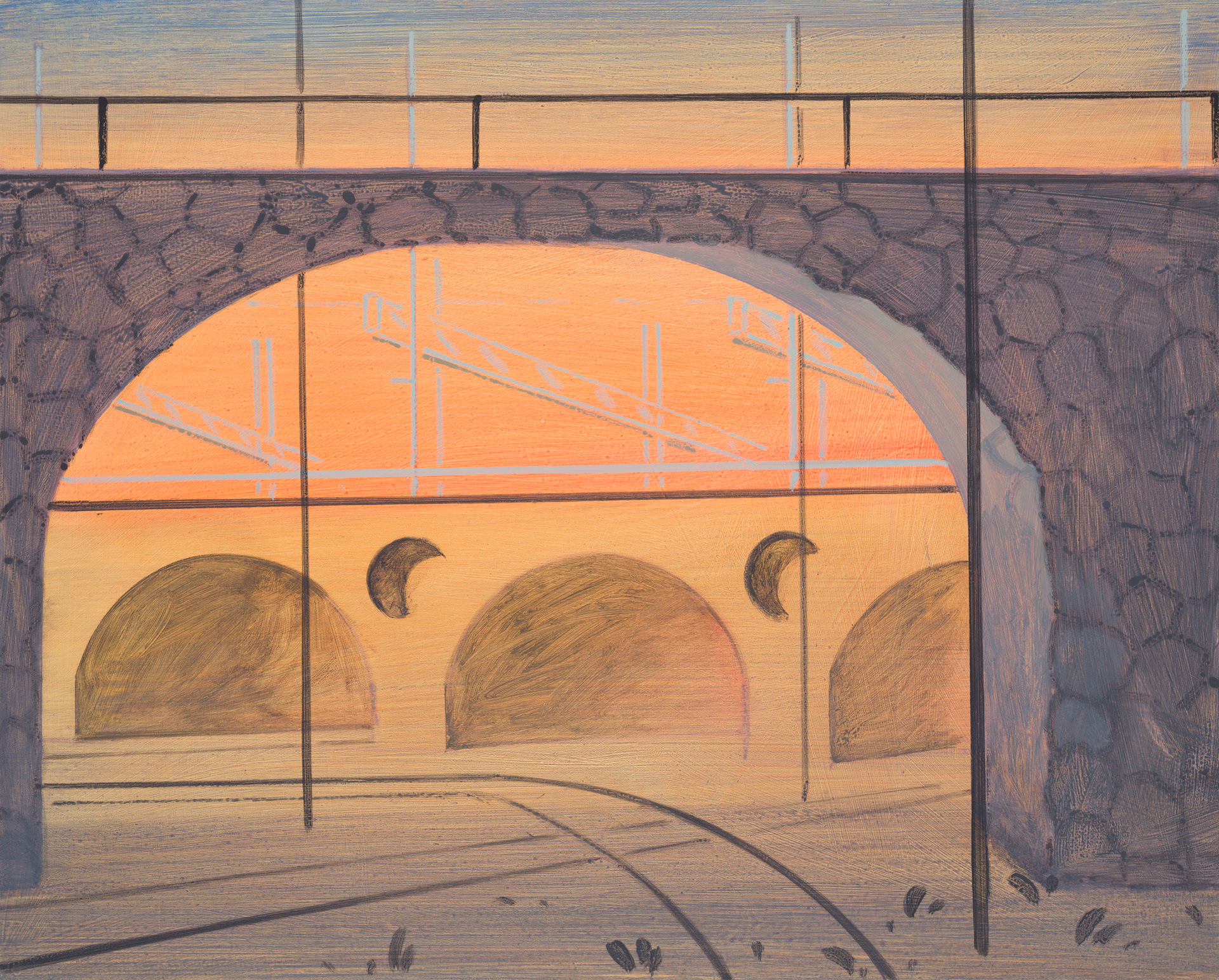 Roma 33_2024_40x50cm_acrylic on hardboard