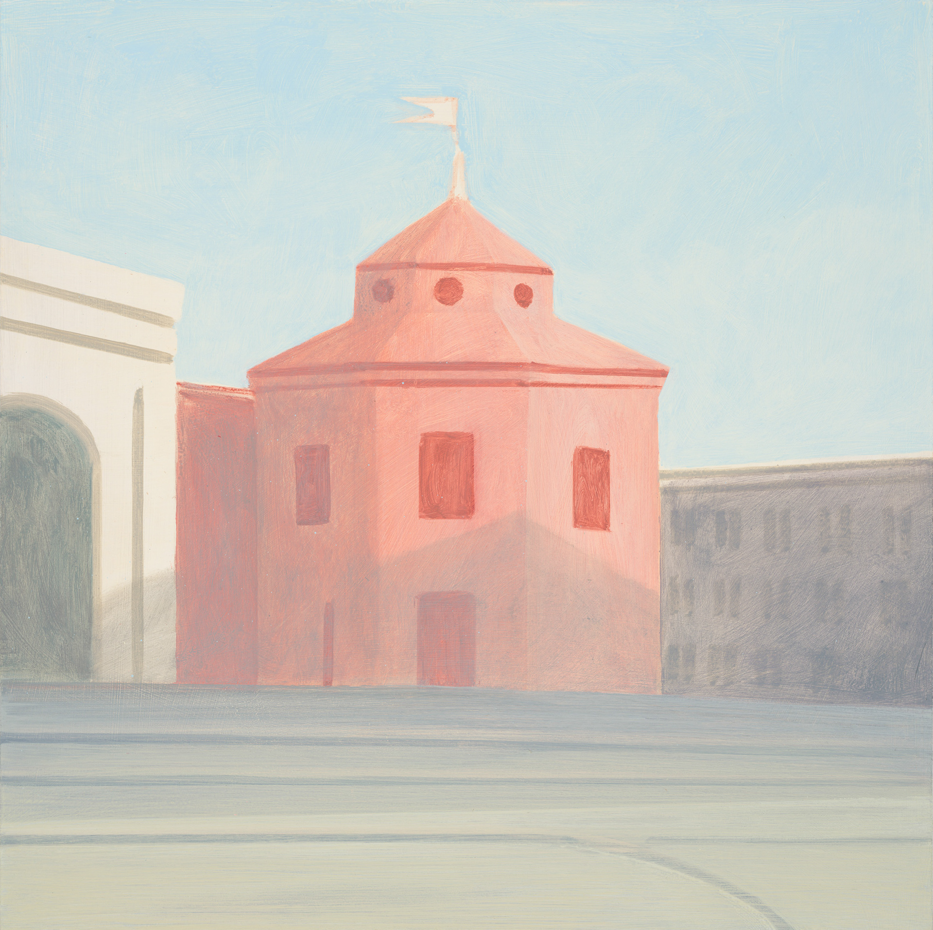 Roma 15_2024_40x40cm_acrylic on hardboard