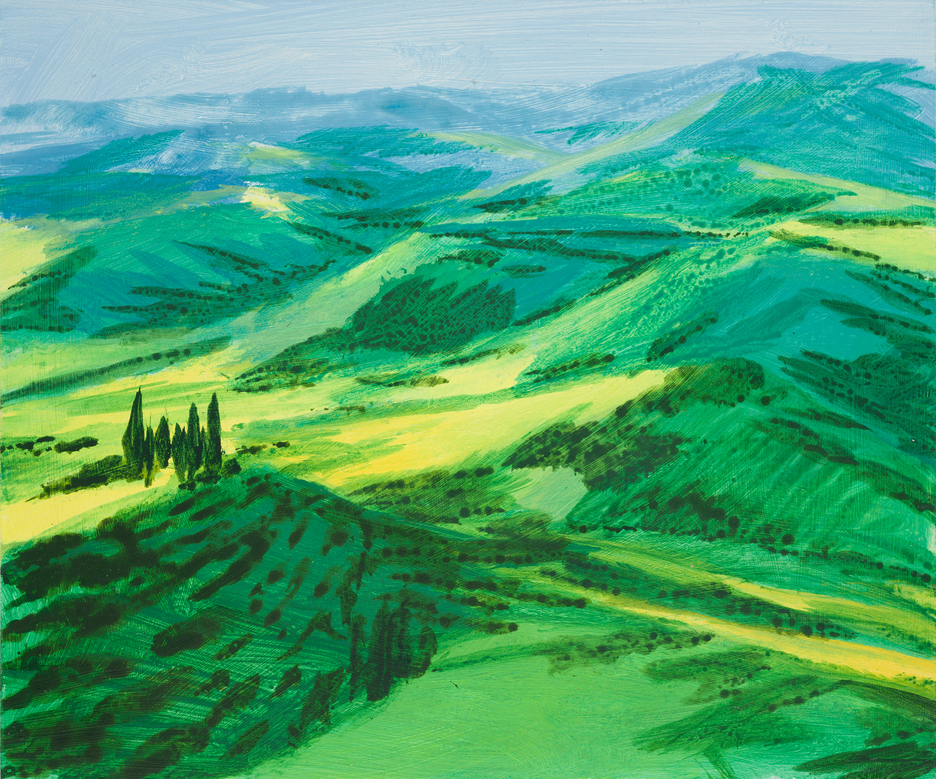 Umbria 02_2024_25x30cm_acrylic on hardboard