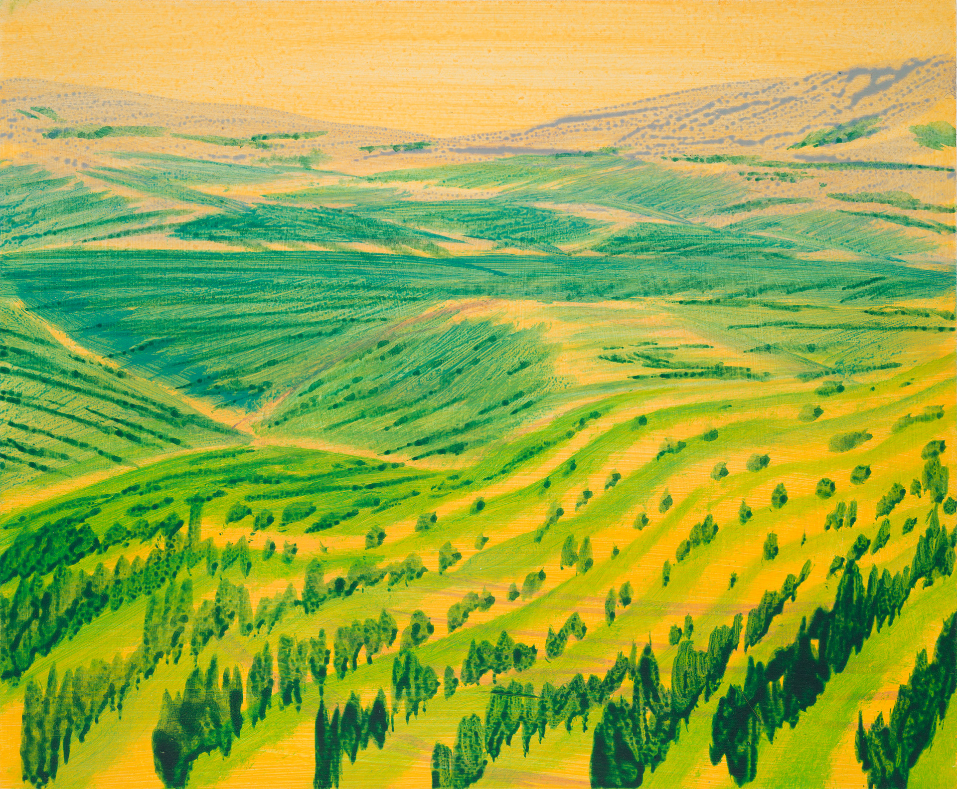 Umbria 28_2024_25x30cm_acrylic on hardboard