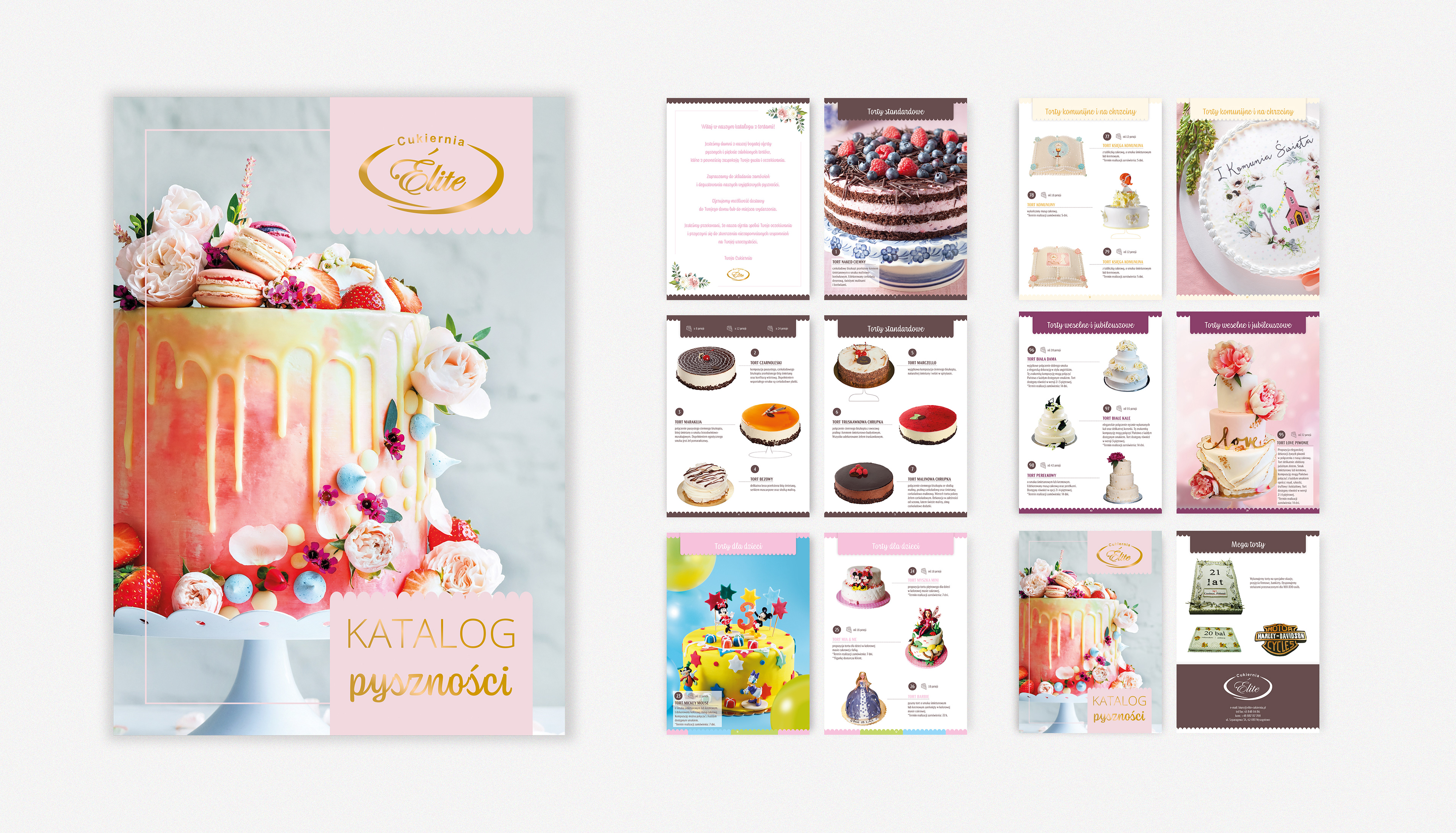 Profesjonalny katalog tortów dla cukierni Elite