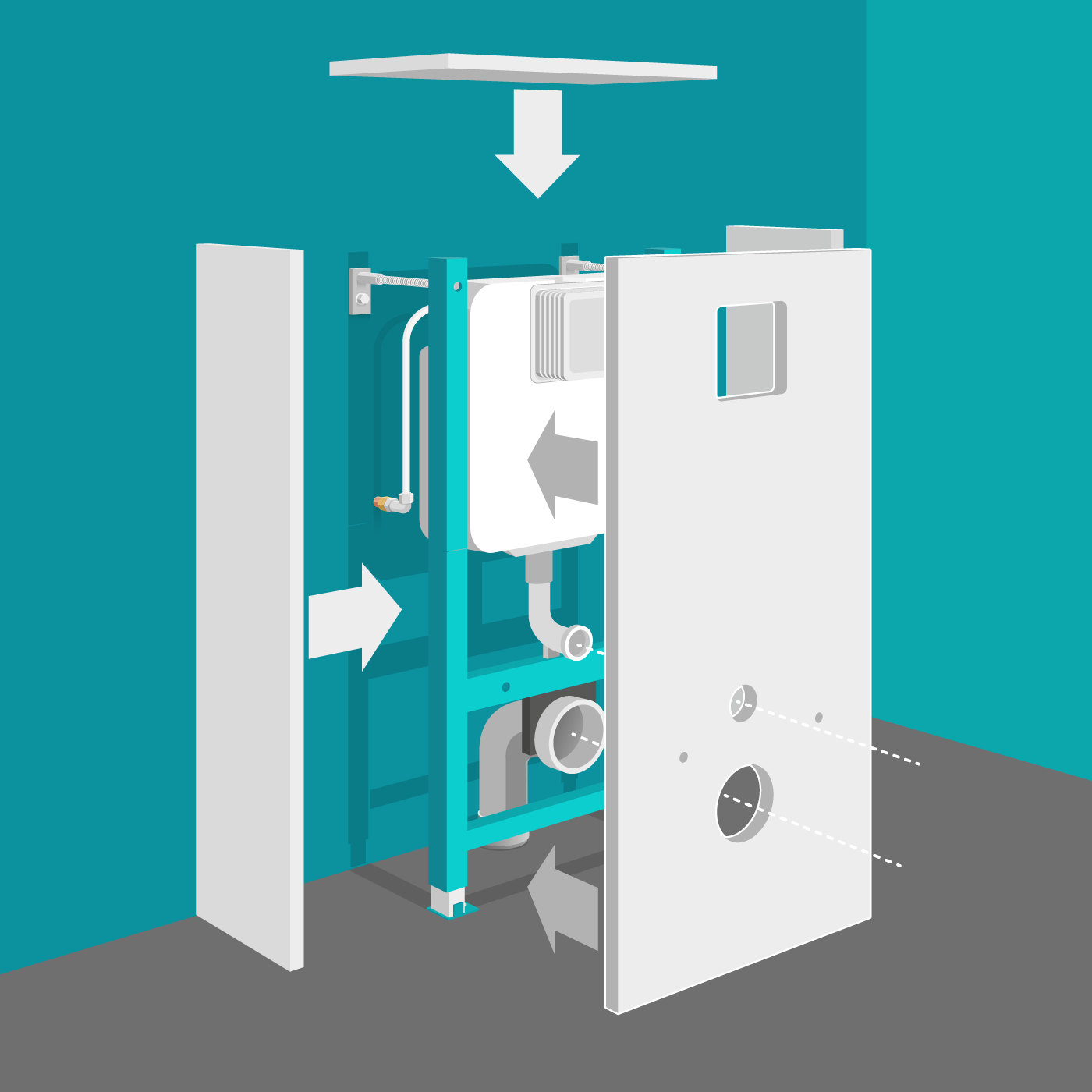 ManoMano - Comment installer un WC suspendu
