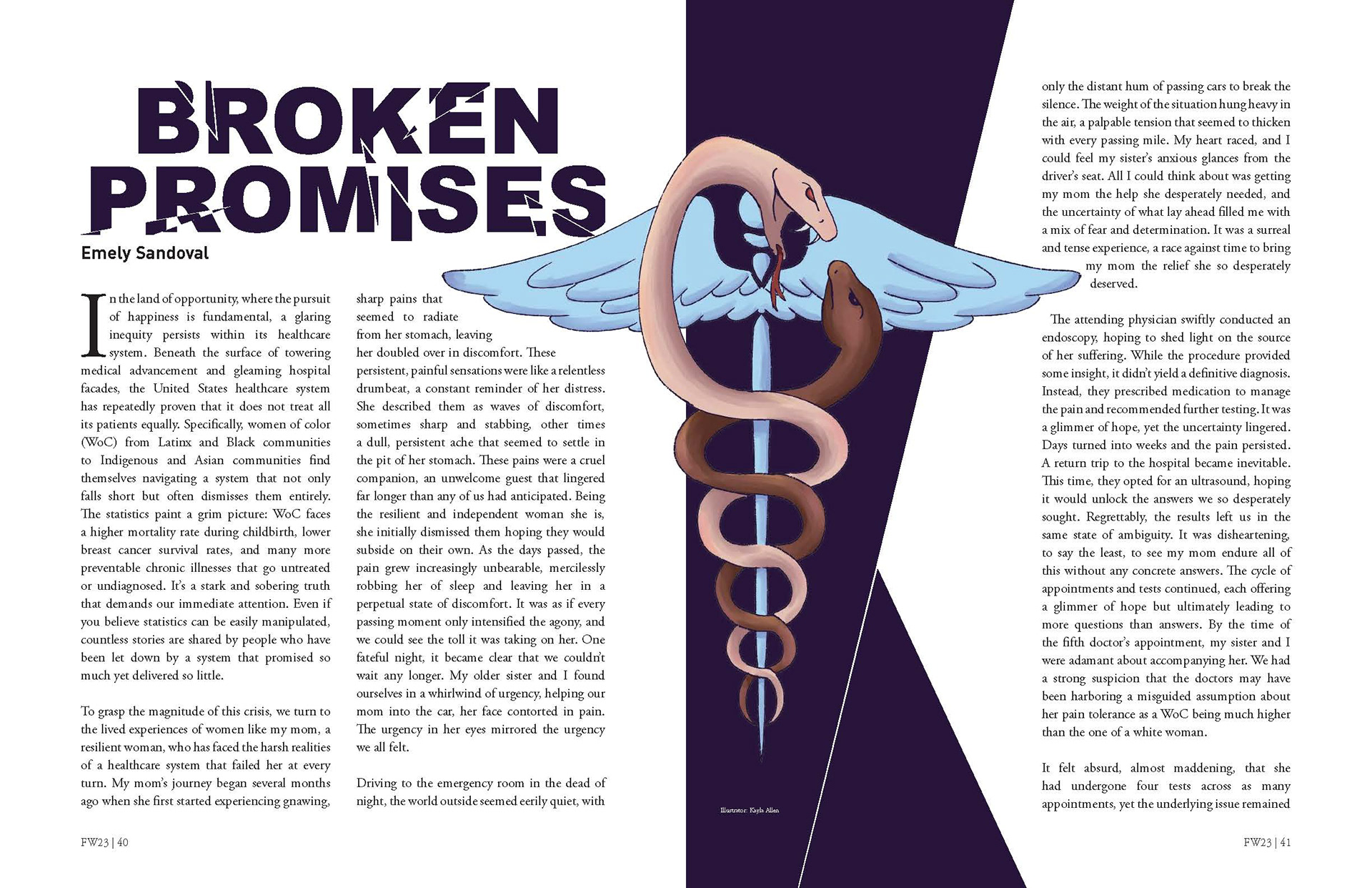 Illustrations by Kayla Allen