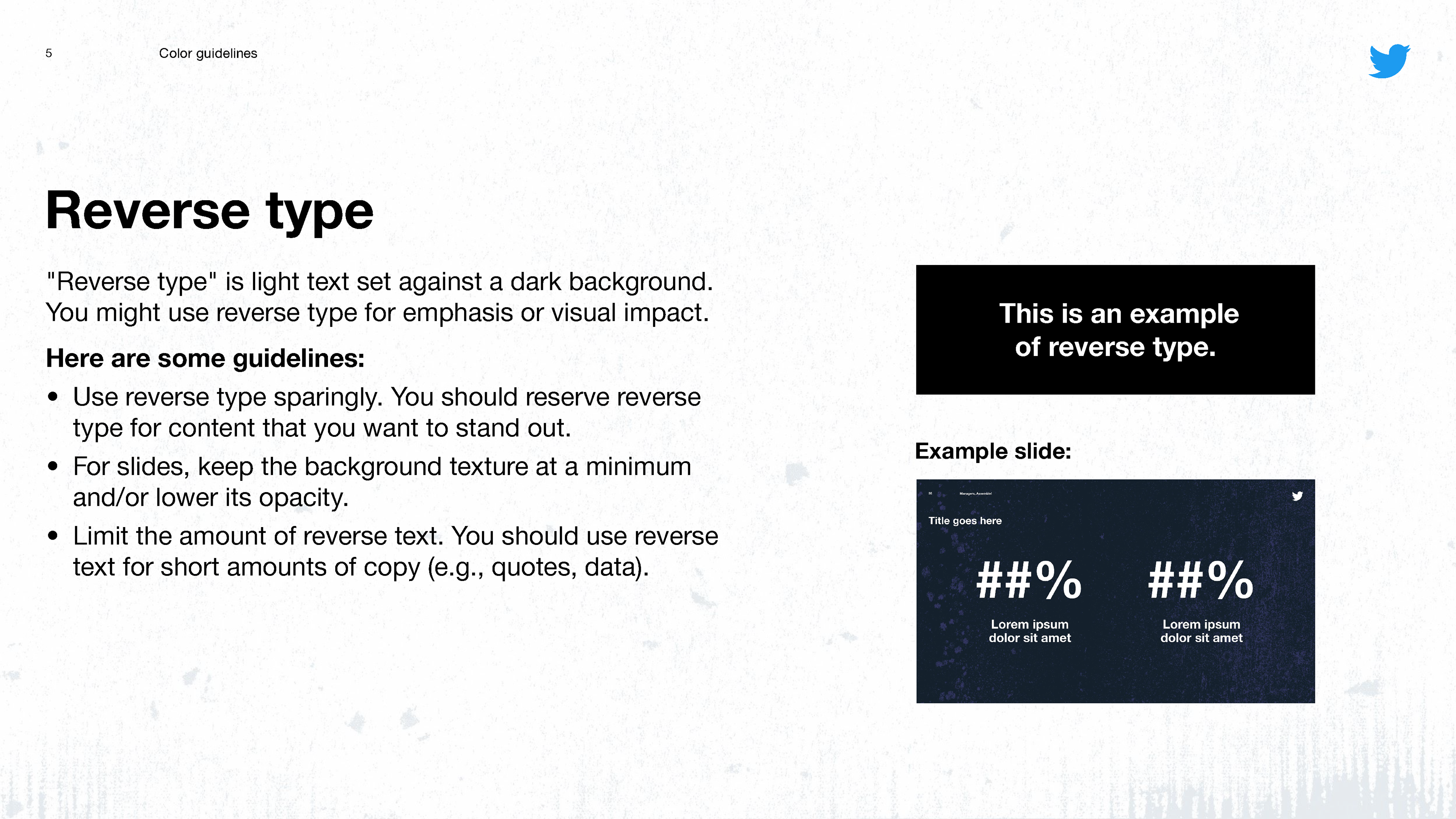 Limiting reverse type.