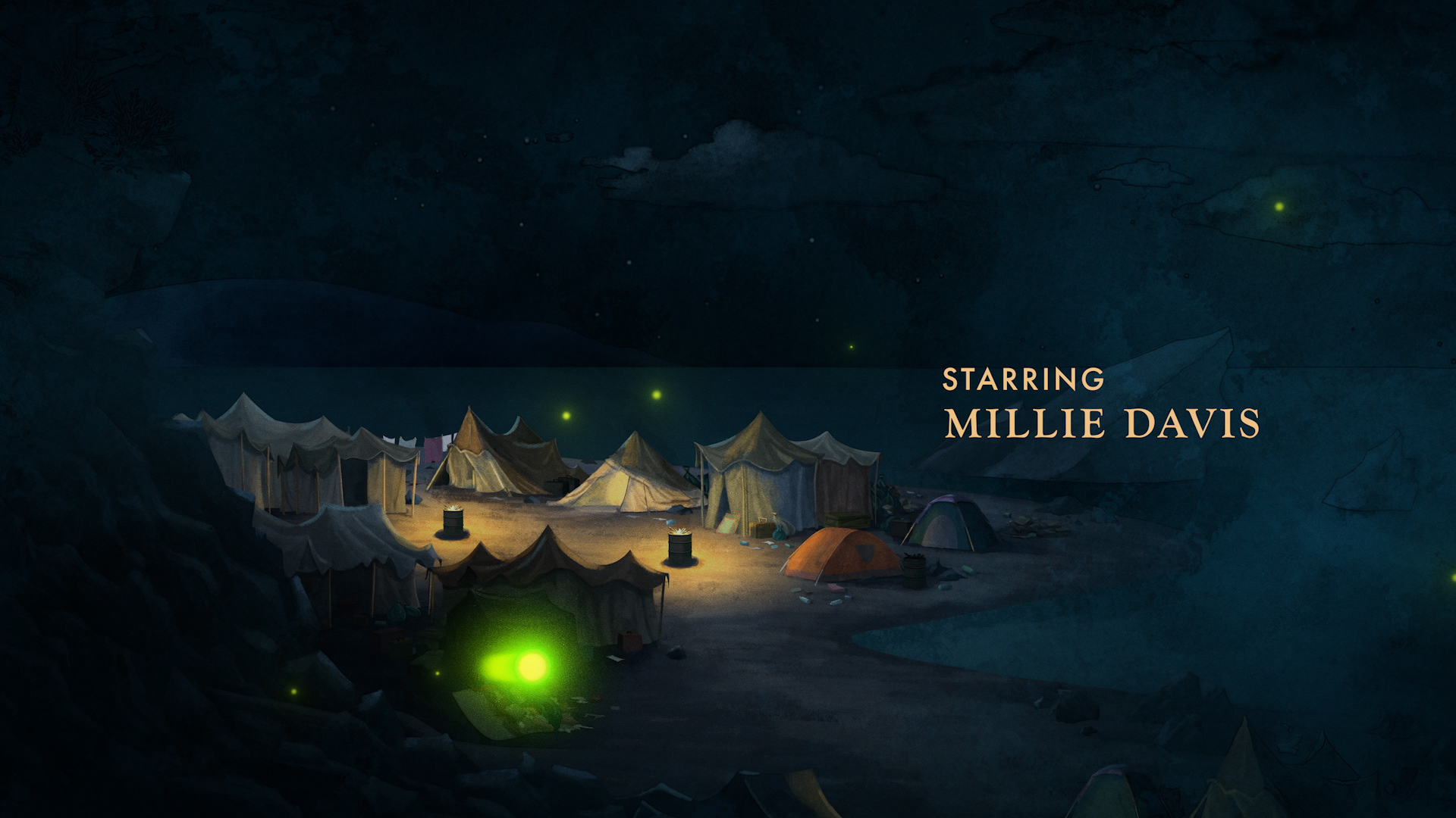 Titles for animated film