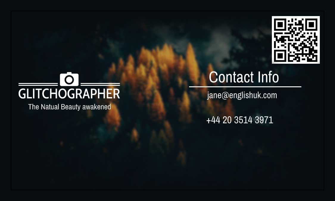 Business card design back 1