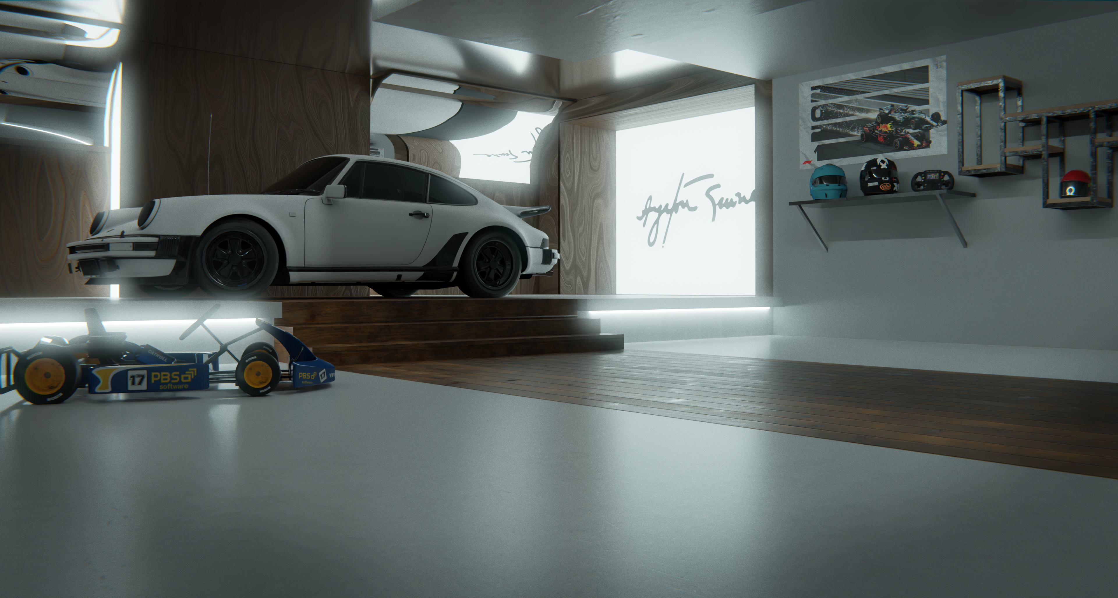 Large collectors garage
