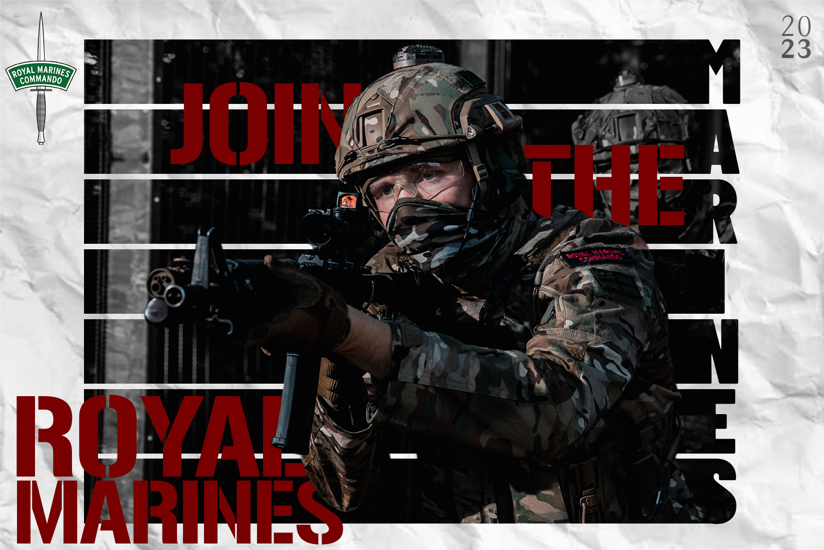 Royal marines propaganda poster