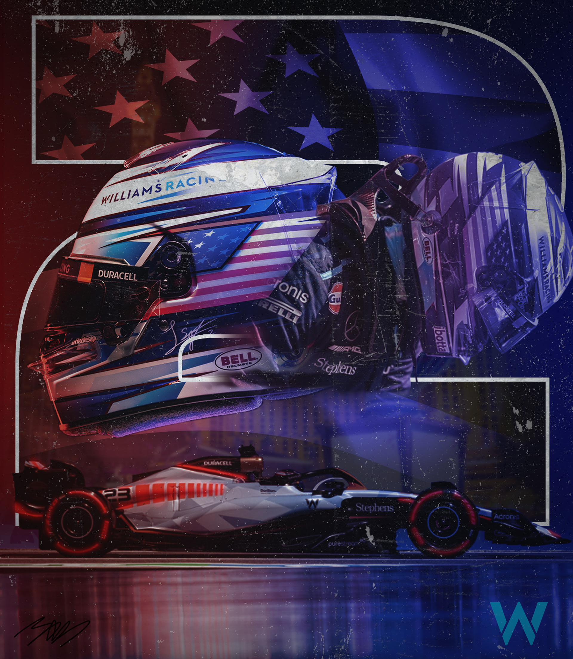 U.S Grand Prix Logan Sargeant art