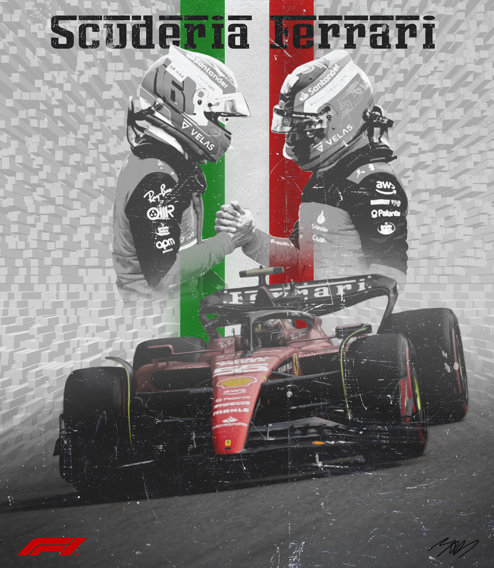 Ferrari Monza GP art