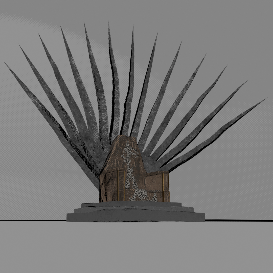 Old Nordic Throne