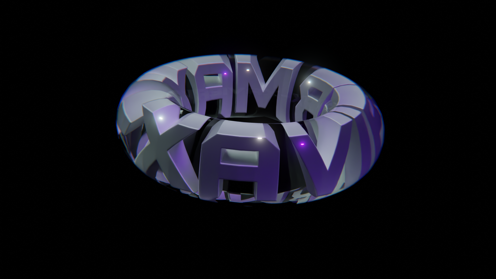 Rotating ring of name