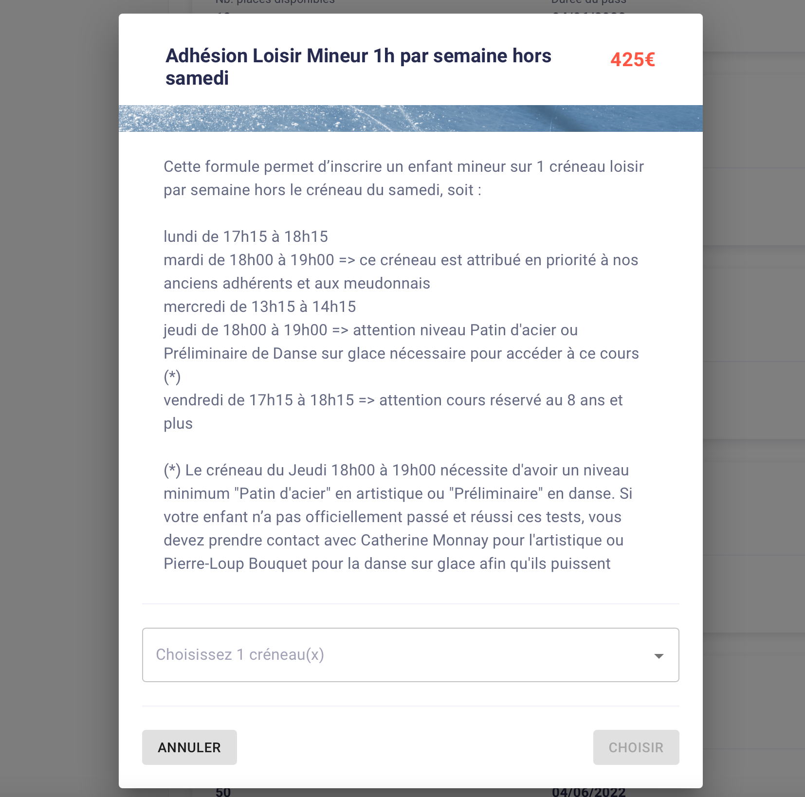 Le détail de la formule apparait, Lisez les explications