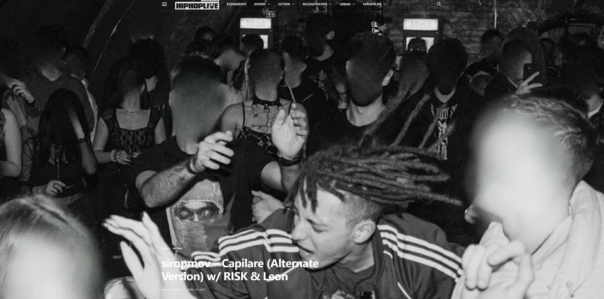 Muzica Noua 2025 HIPHOPLIVE Siropmov concert Foto: Alex Nechez