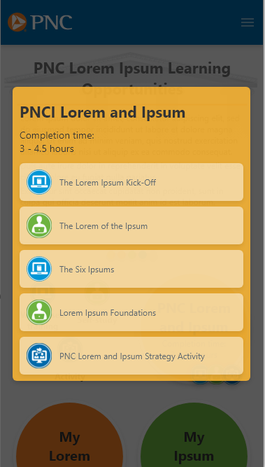 PNC University Portal Phone Overlay Item 1