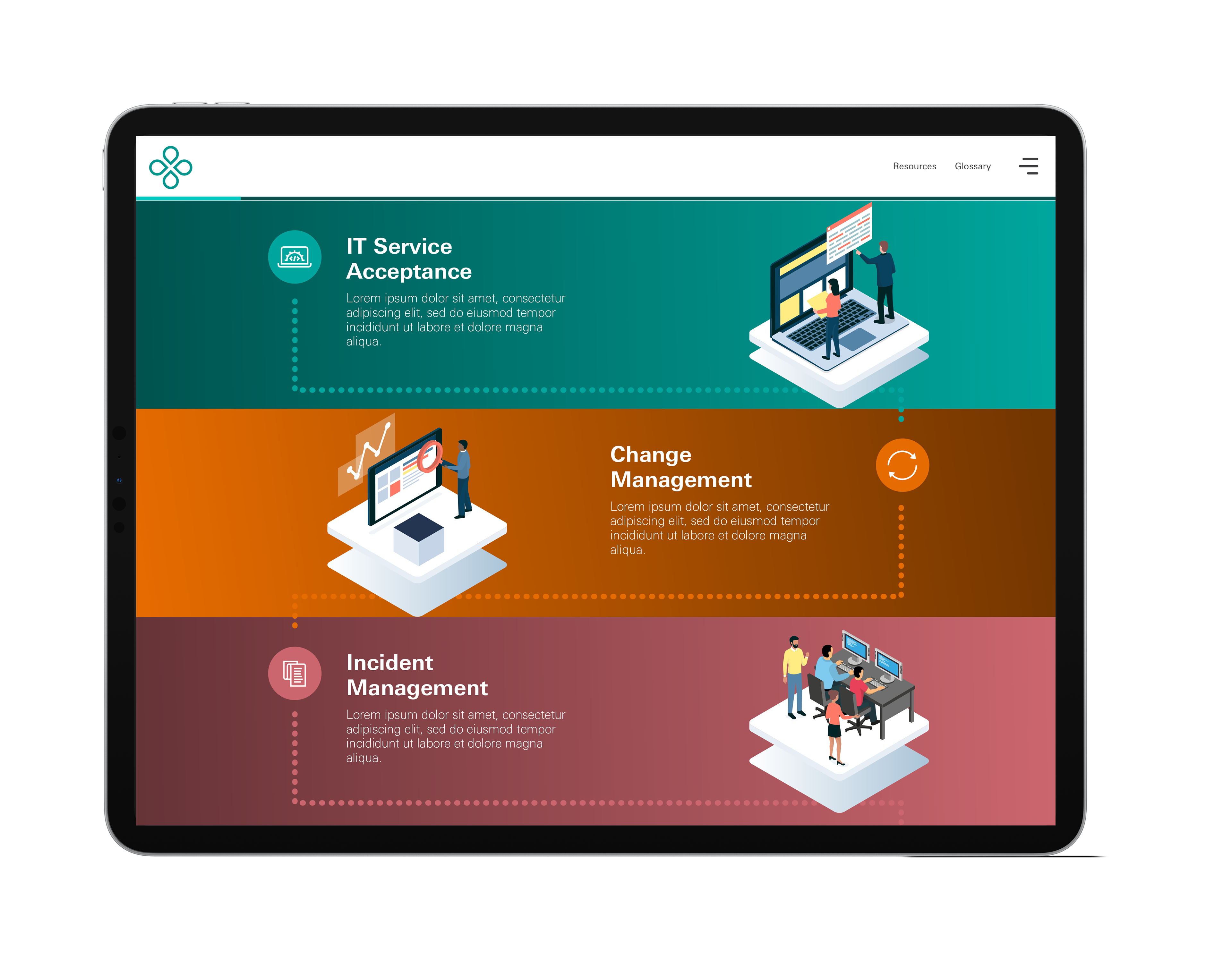 Learner journey home page iPad alternative 3