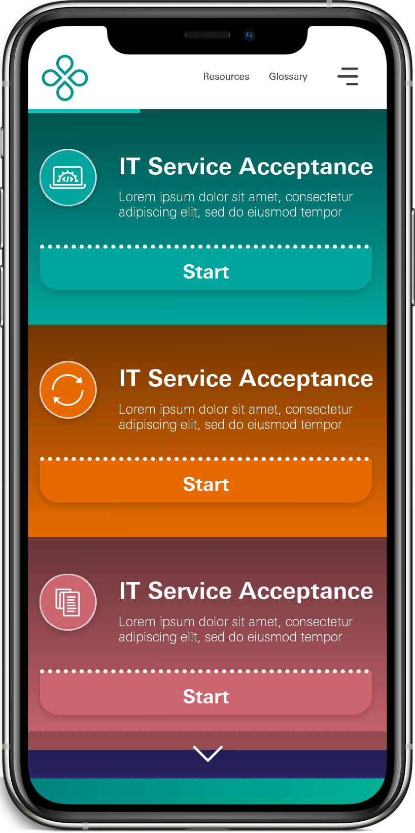 Learner journey lesson page iPhone alternative version 3