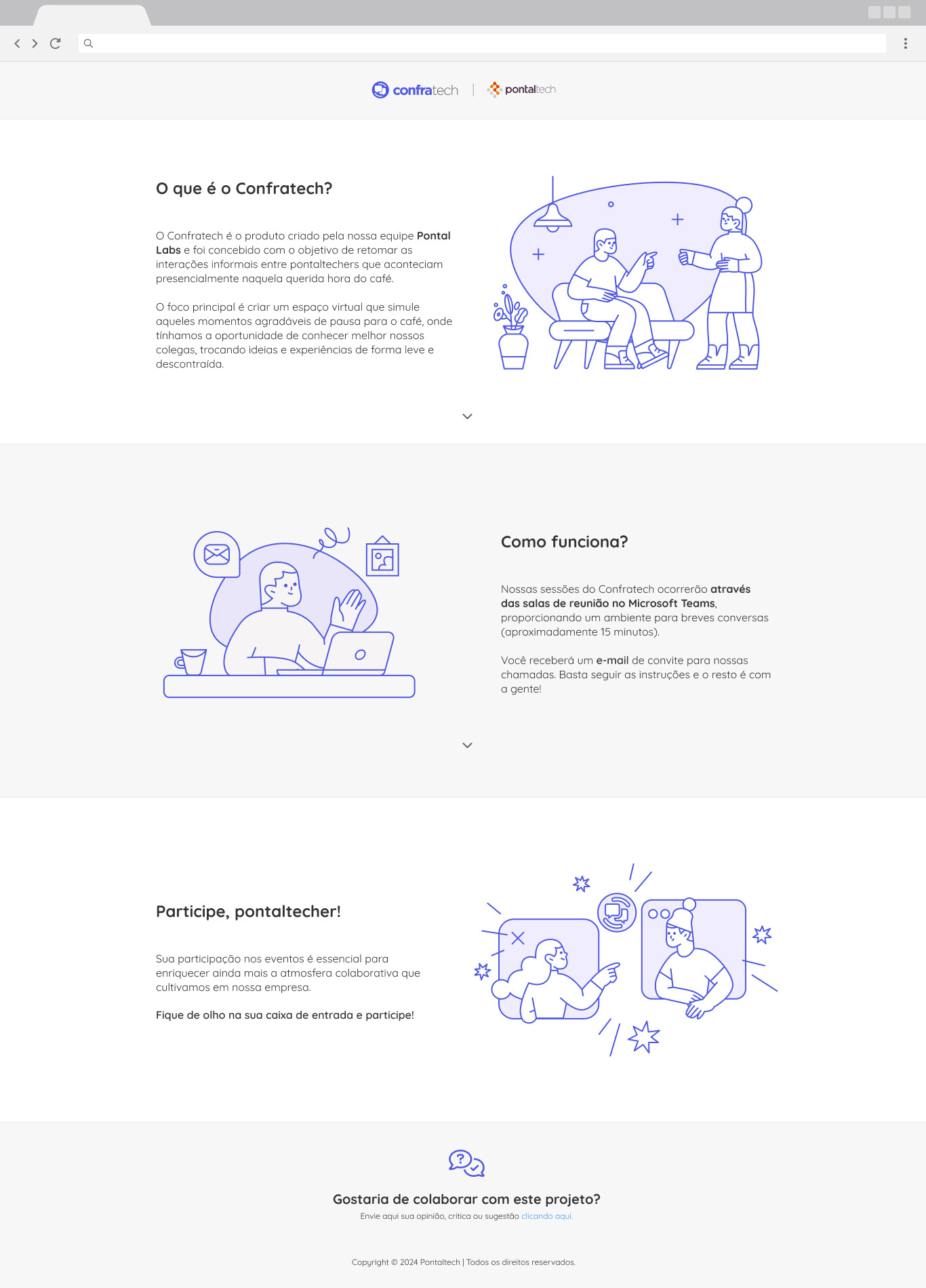 Landing Page introdutória