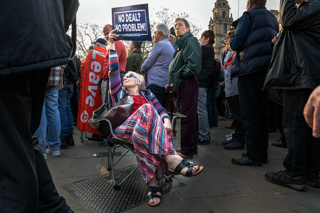 Leave rally at Parliament Square