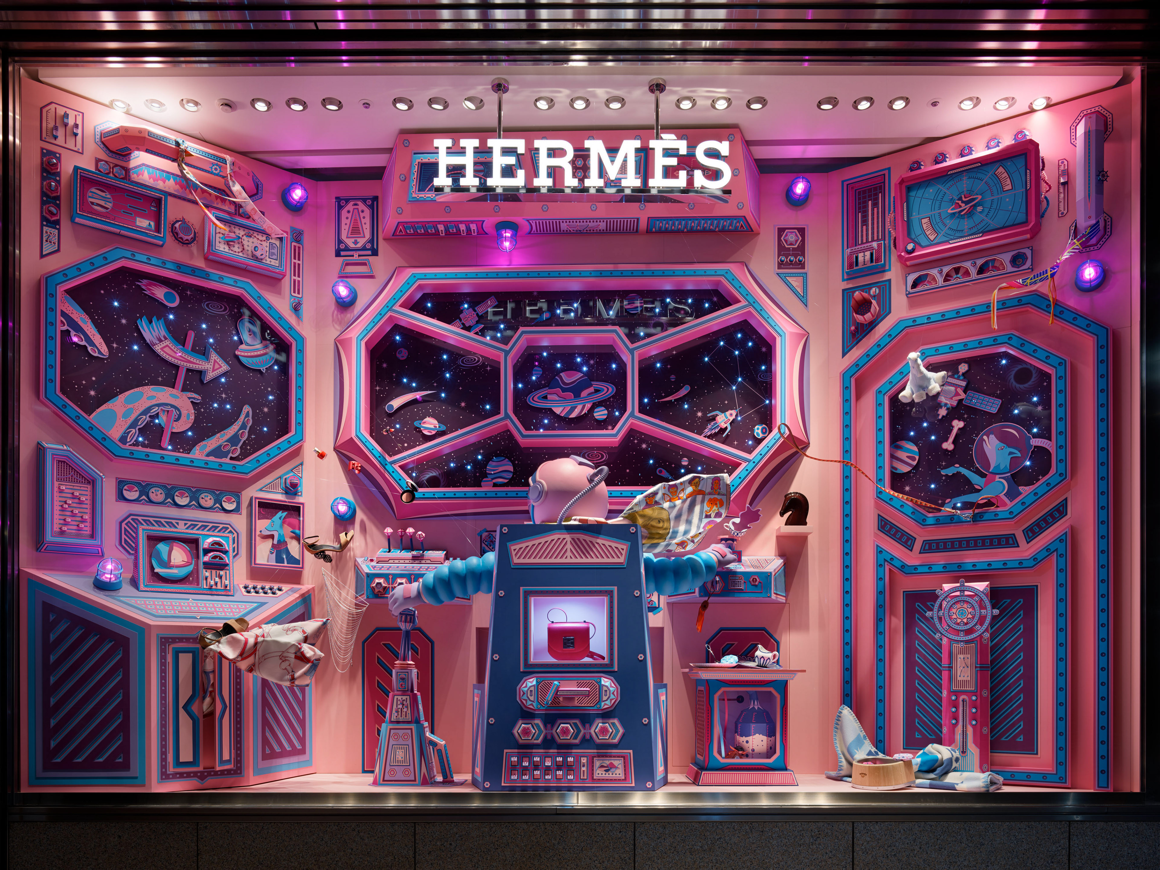 zim & zou fills Hermès' cabinet of curiosities with leather creatures