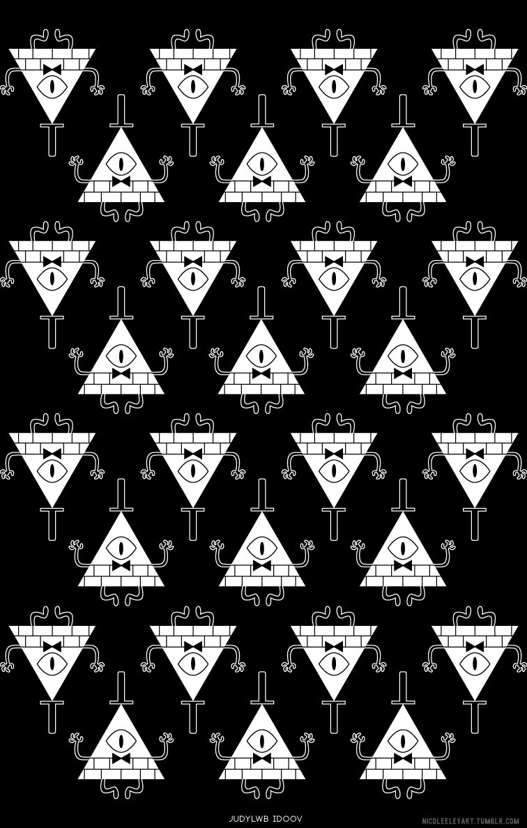 Gravity Falls screenprint, 12"x18". 2014