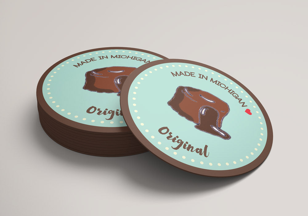 Round labels